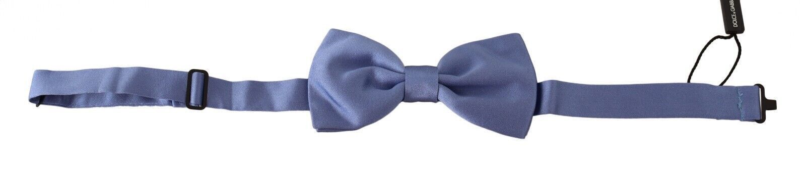 Dolce & Gabbana Elegant Purple Silk Bow Men's Tie Size ONE SIZE - 2 Thumbnail