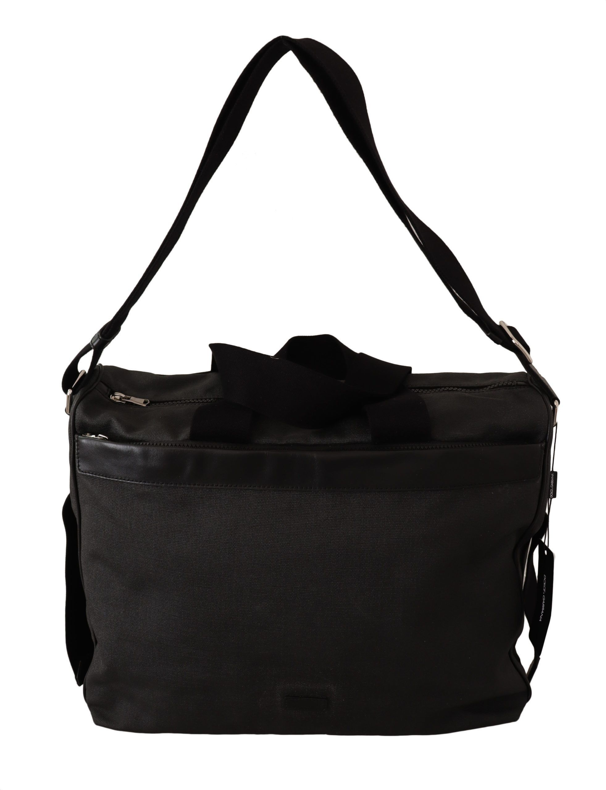 Dolce & Gabbana Elegant Men's Denim & Leather Messenger Men's Bag Size ONE SIZE - 5 Thumbnail