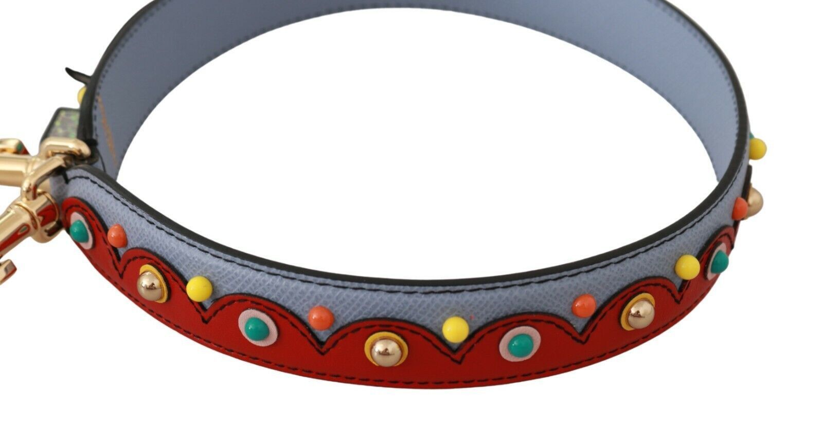 Dolce & Gabbana Elegant Multicolor Leather Shoulder Men's Strap Size ONE SIZE - 2 Thumbnail