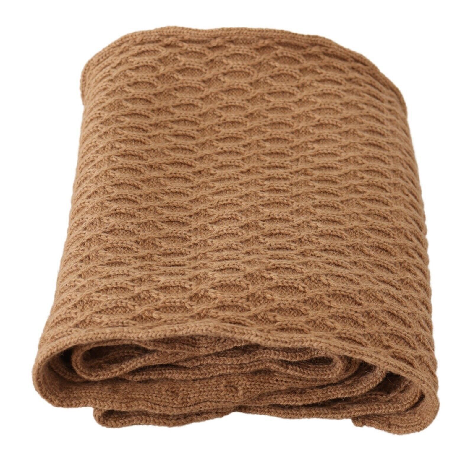 Dolce & Gabbana Elegant Dark Brown Knitted Women's Scarf Size ONE SIZE - 5 Thumbnail
