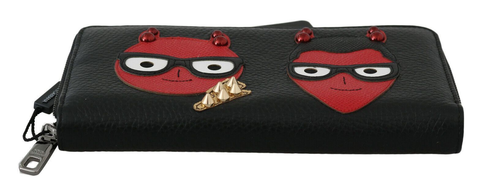 Dolce & Gabbana Chic Black and Red Leather Continental Men's Wallet Size ONE SIZE - 4 Thumbnail