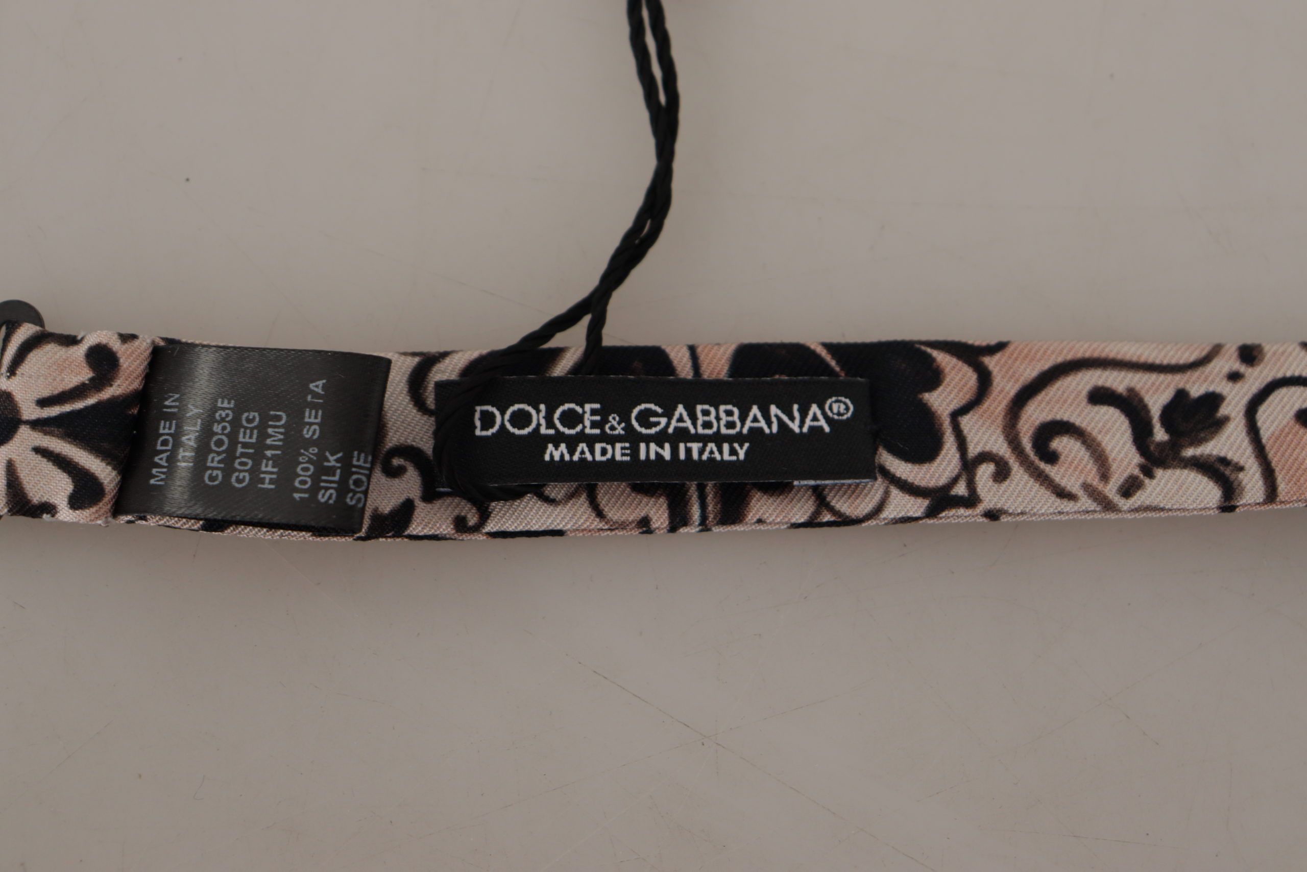 Dolce & Gabbana Elegant Multicolor Silk Bow Men's Tie Size ONE SIZE - 3 Thumbnail