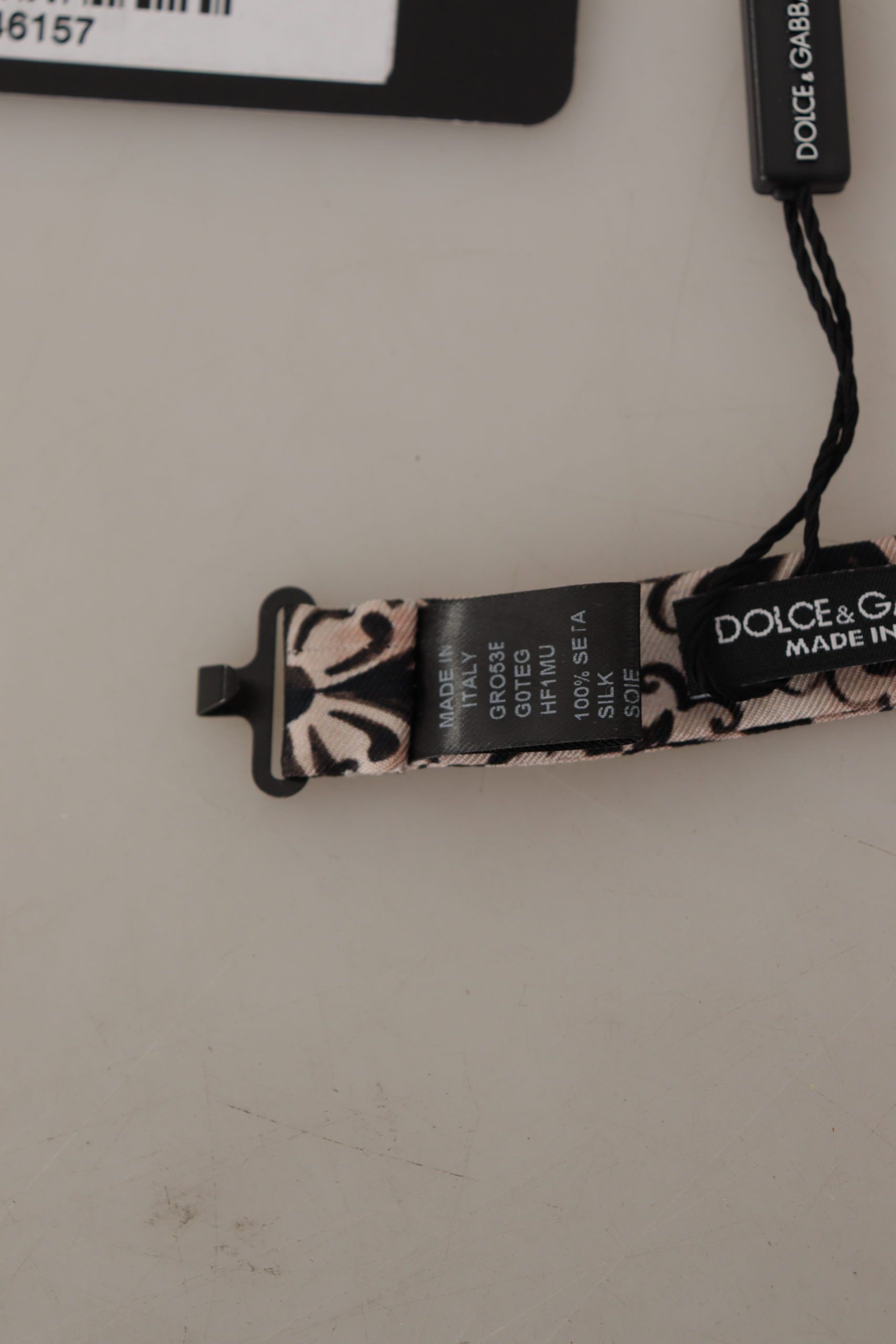 Dolce & Gabbana Elegant Multicolor Silk Bow Men's Tie Size ONE SIZE - 4 Thumbnail