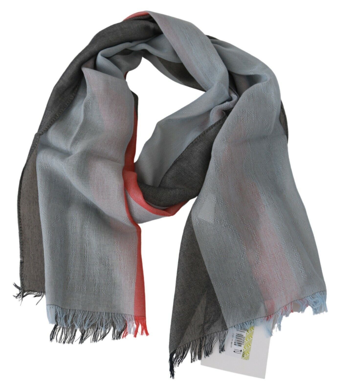 Dolce & Gabbana Elegant Gray Italian Cotton Women's Scarf Size ONE SIZE - 2 Thumbnail