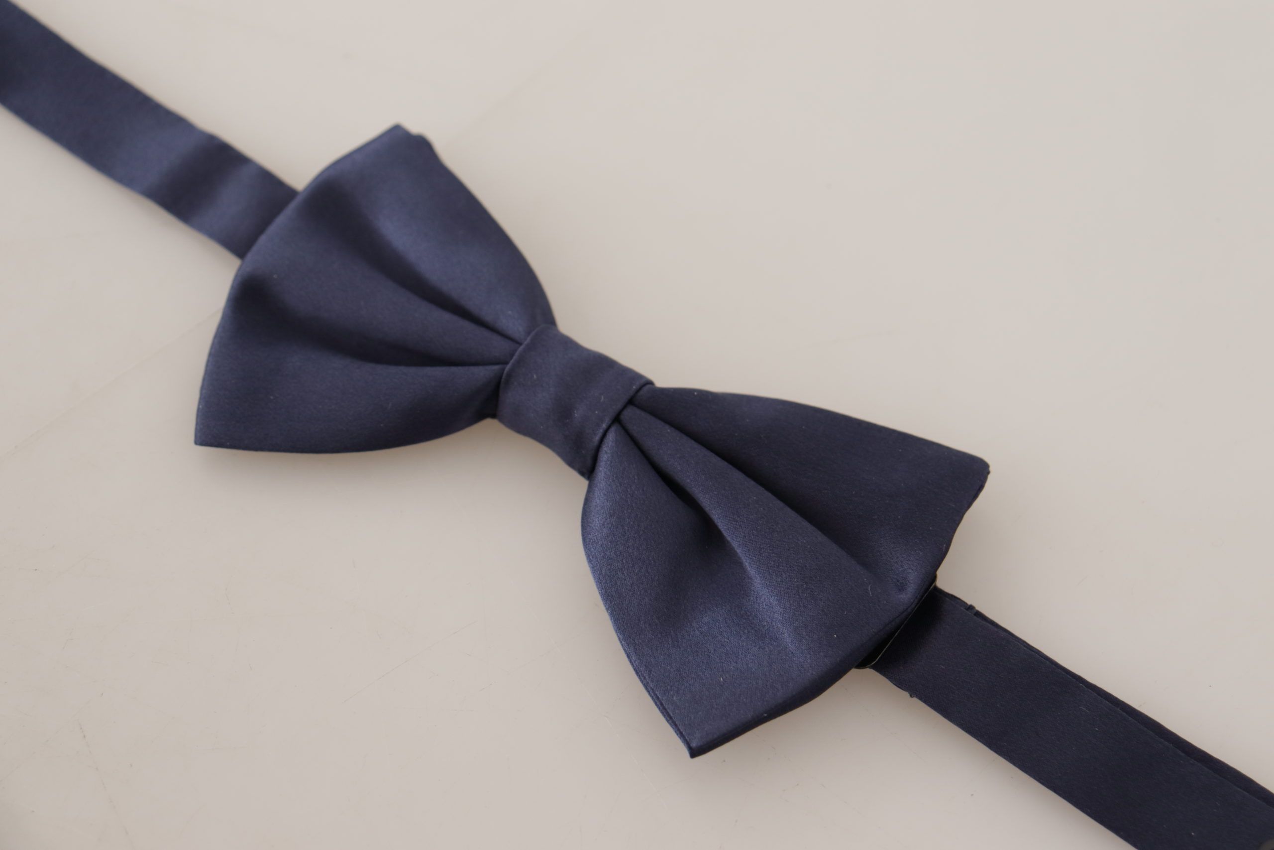 Dolce & Gabbana Stunning Silk Blue Bow Men's Tie Size ONE SIZE - 3 Thumbnail