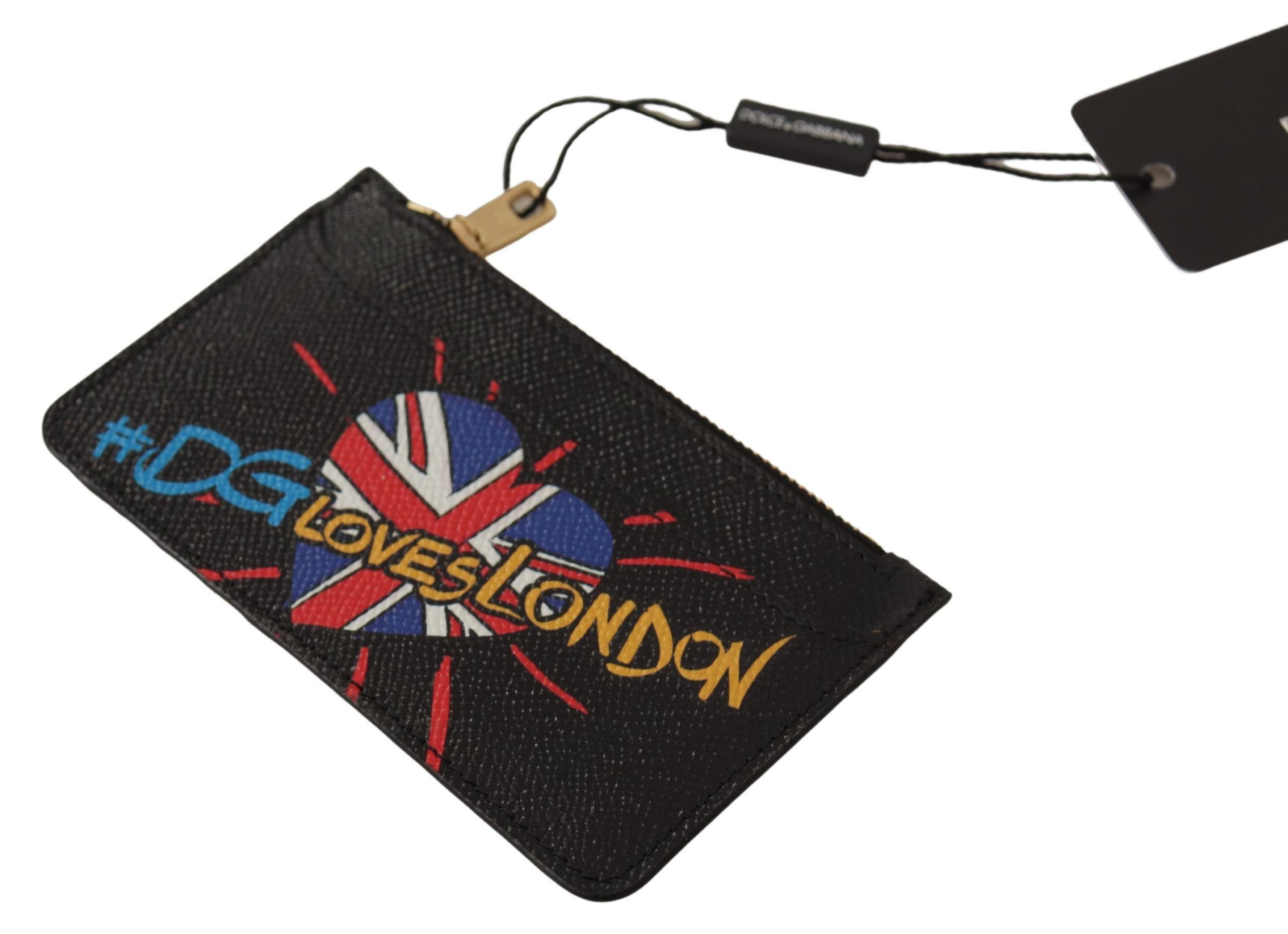 Dolce & Gabbana Elegant Leather Coin Wallet with Zip Women's Closure Size ONE SIZE - 3 Thumbnail