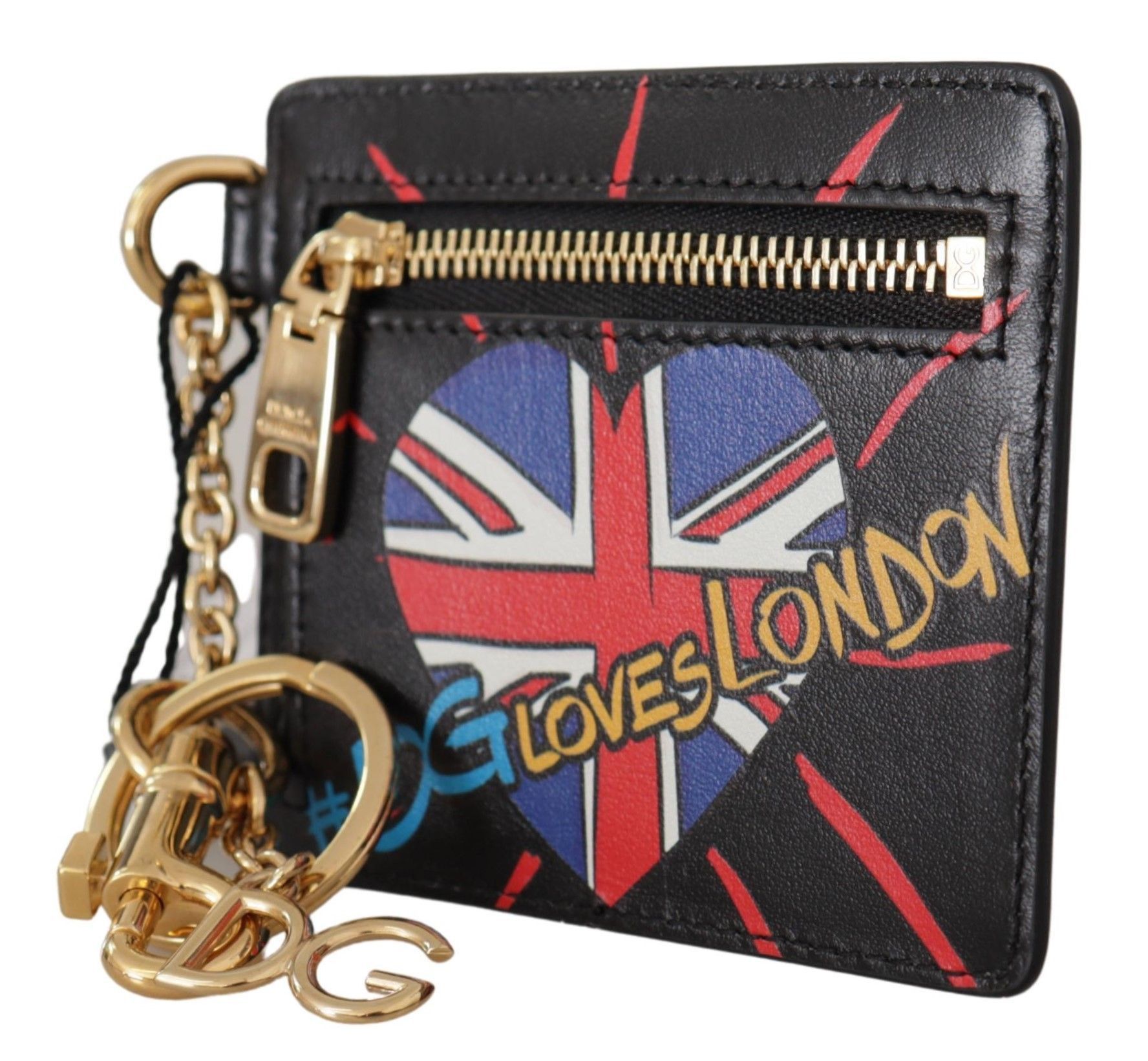 Dolce & Gabbana Elegant Leather Coin Wallet With Women's Keyring Size ONE SIZE - 2 Thumbnail