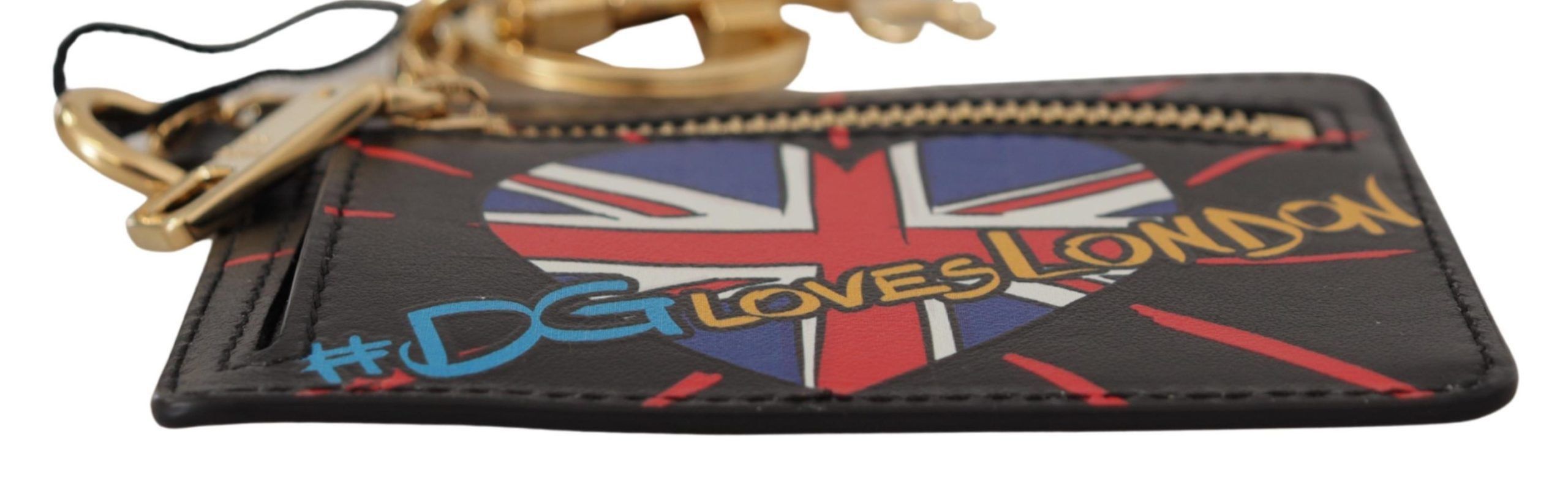 Dolce & Gabbana Elegant Leather Coin Wallet With Women's Keyring Size ONE SIZE - 4 Thumbnail