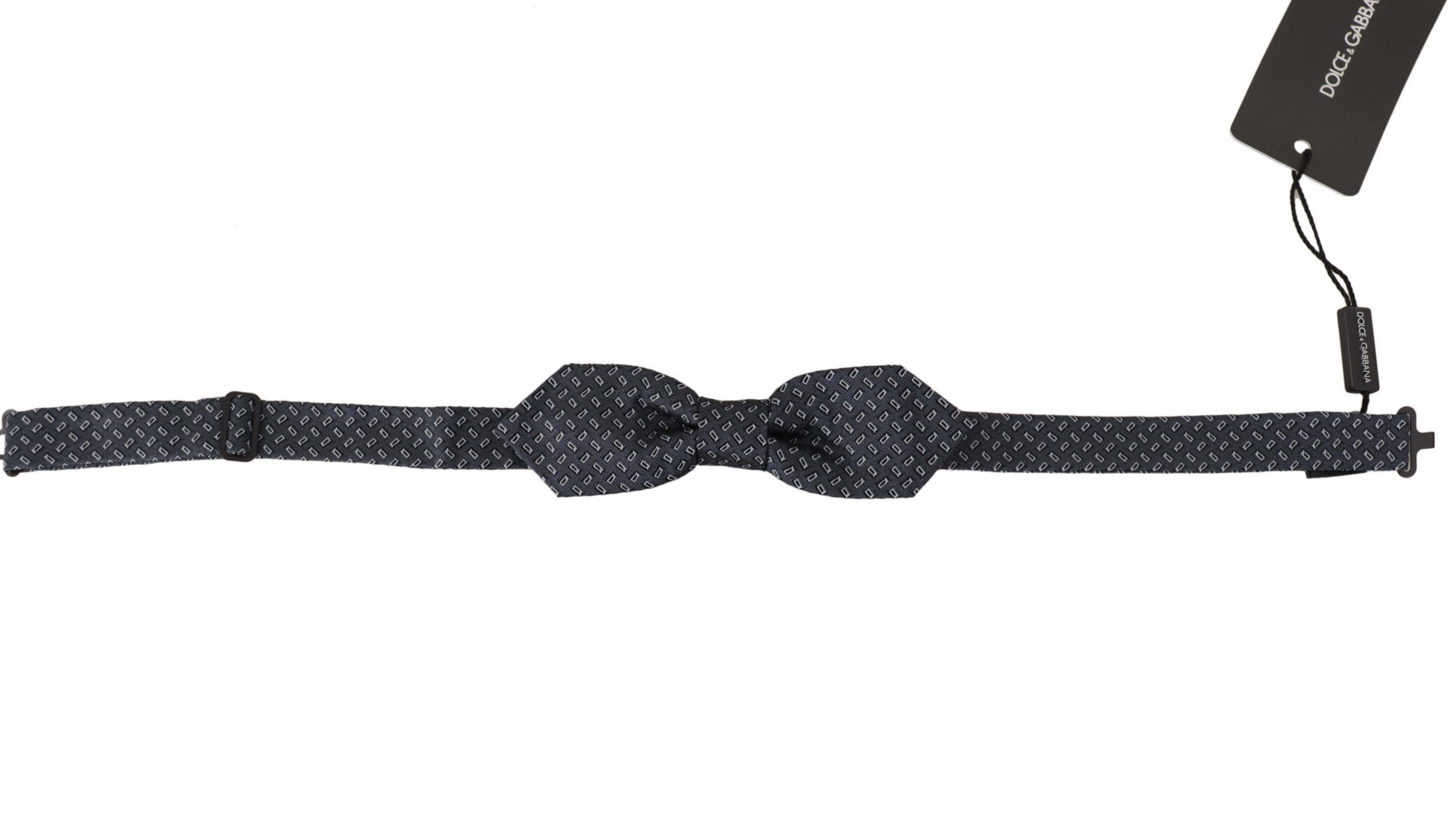 Dolce & Gabbana Elegant Polka Dot Silk Bow Men's Tie Size ONE SIZE - 4 Thumbnail