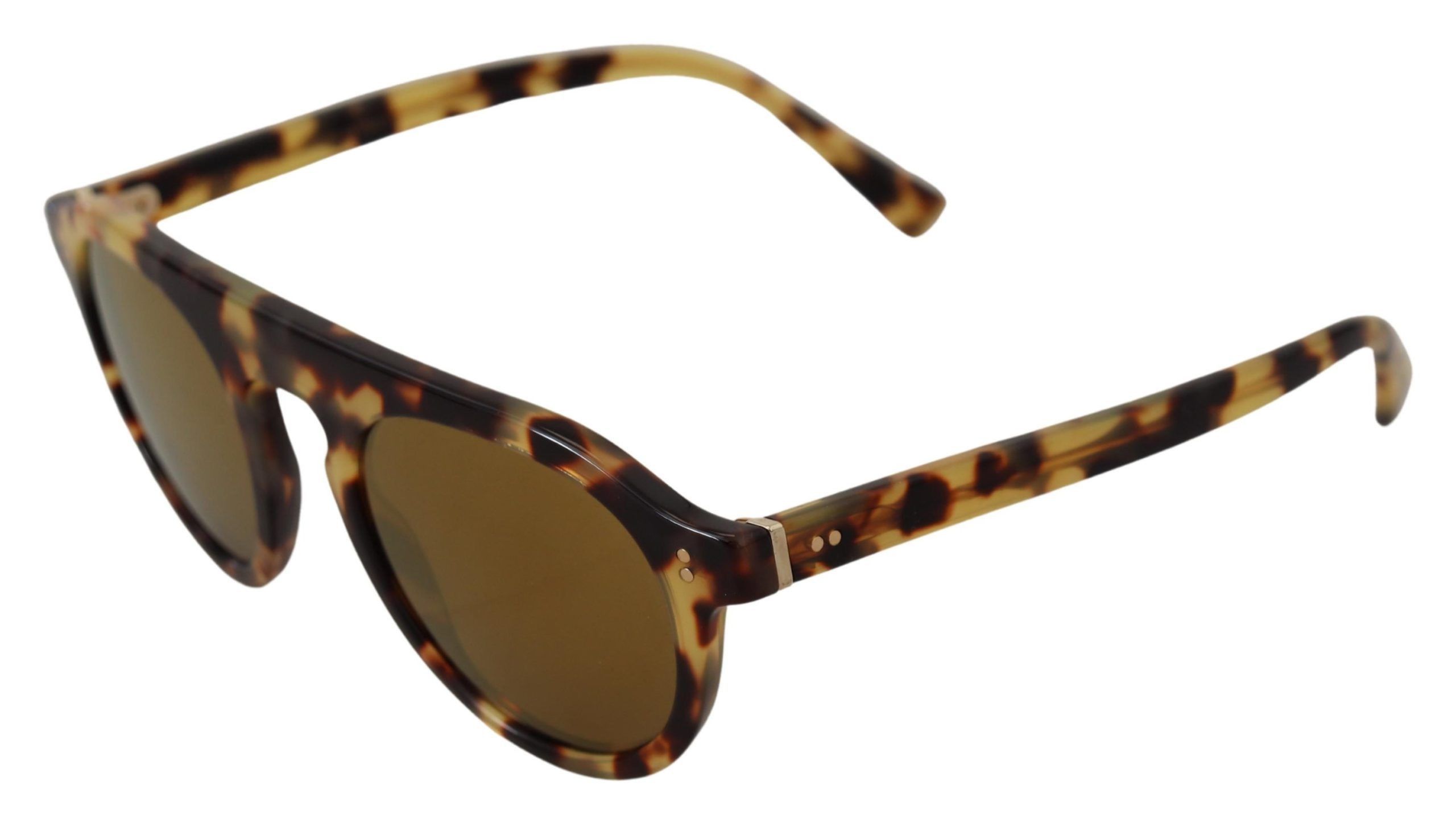 Dolce & Gabbana Chic Tortoiseshell Acetate Women's Sunglasses Size ONE SIZE - 2 Thumbnail