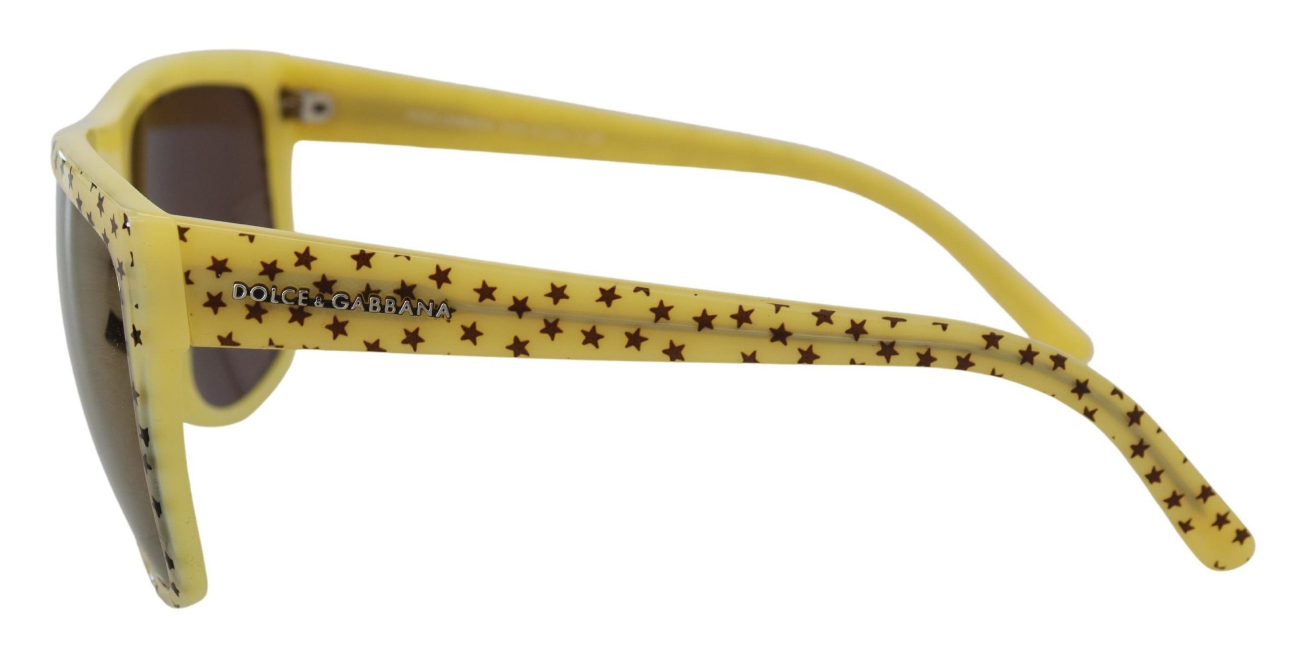 Dolce & Gabbana Stellar Chic Square Sunglasses in Women's Yellow Size ONE SIZE - 4 Thumbnail
