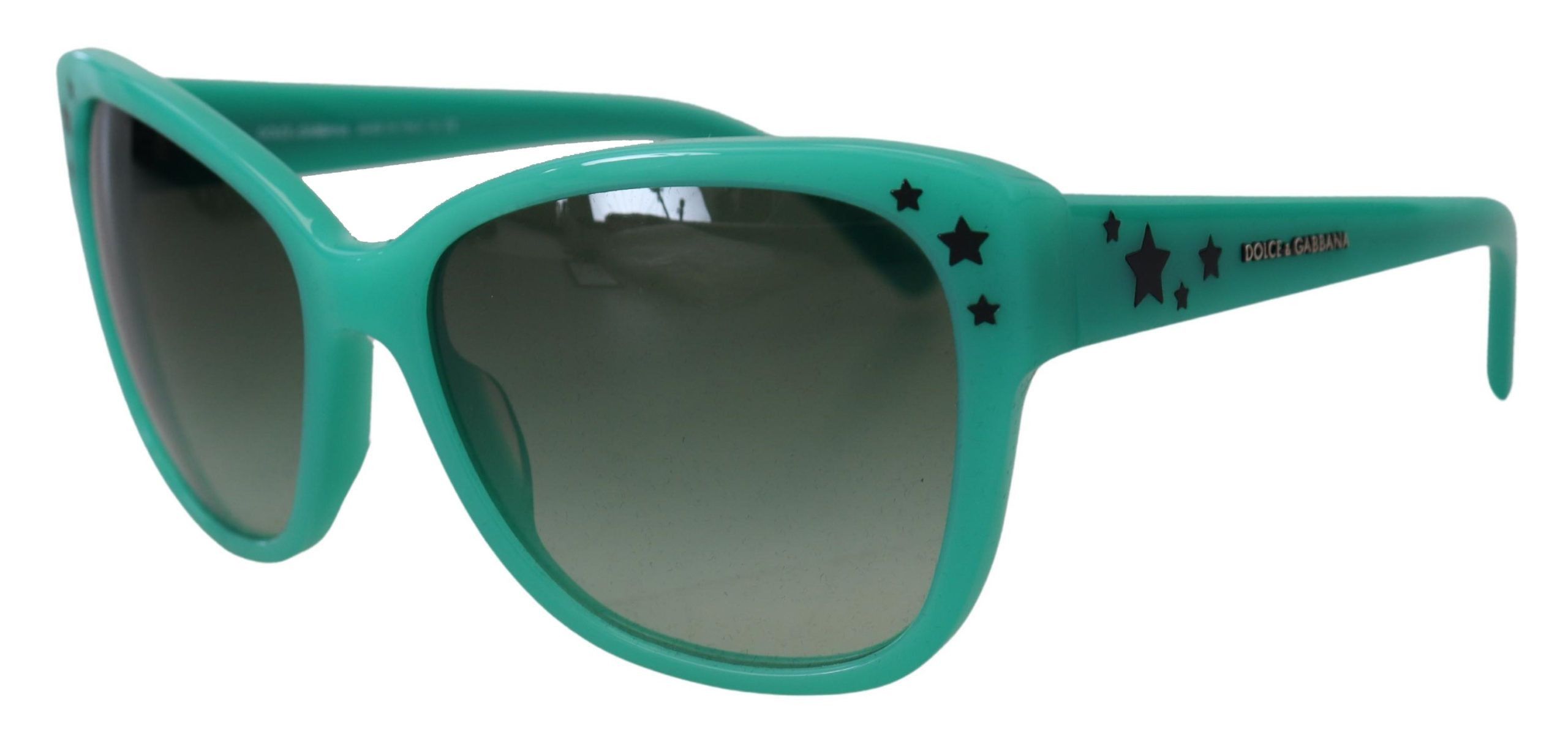 Dolce & Gabbana Enigmatic Star-Patterned Square Women's Sunglasses Size ONE SIZE - 6 Thumbnail