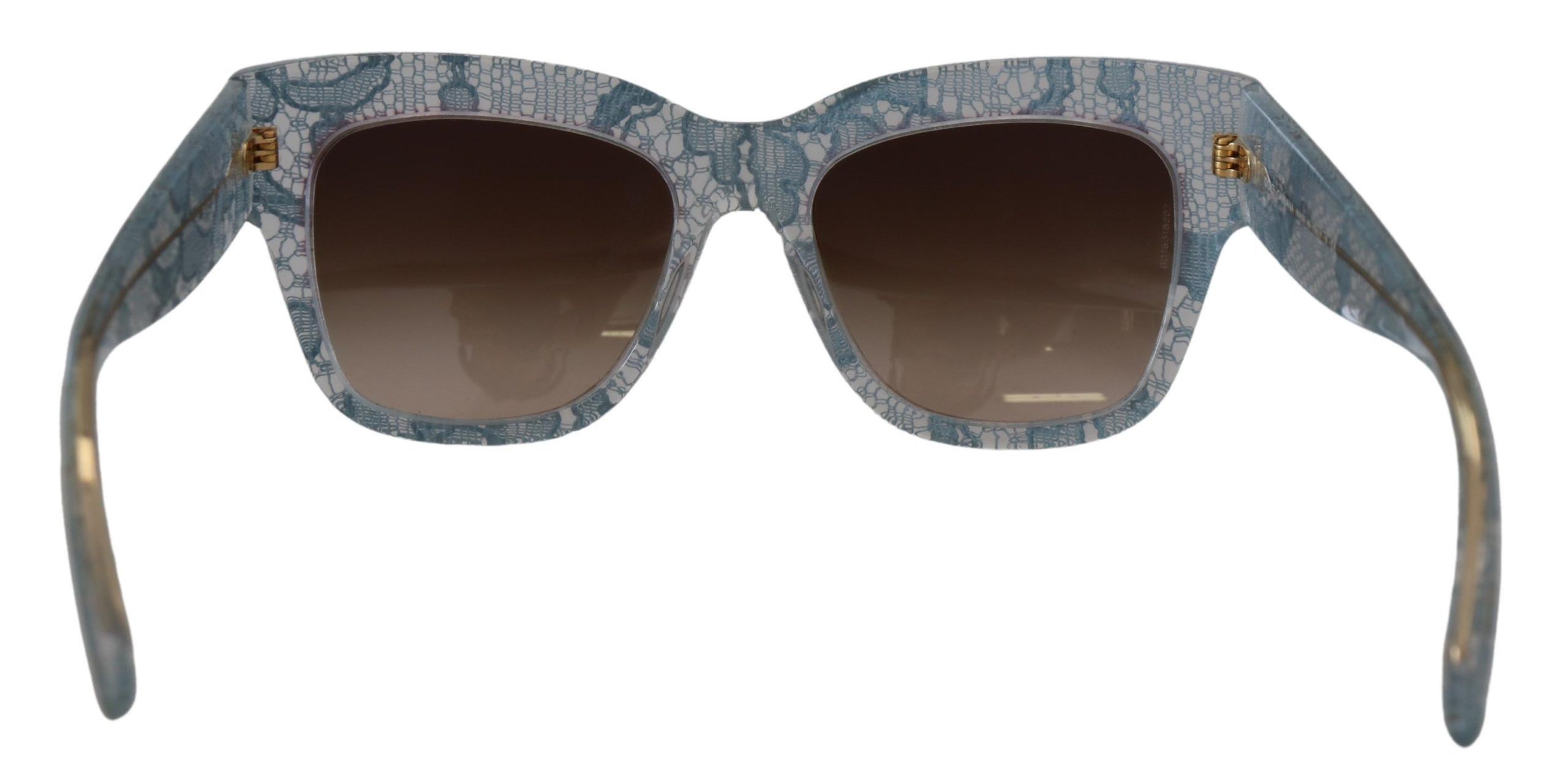 Dolce & Gabbana Chic Sicilian Lace Acetate Women's Sunglasses Size ONE SIZE - 3 Thumbnail
