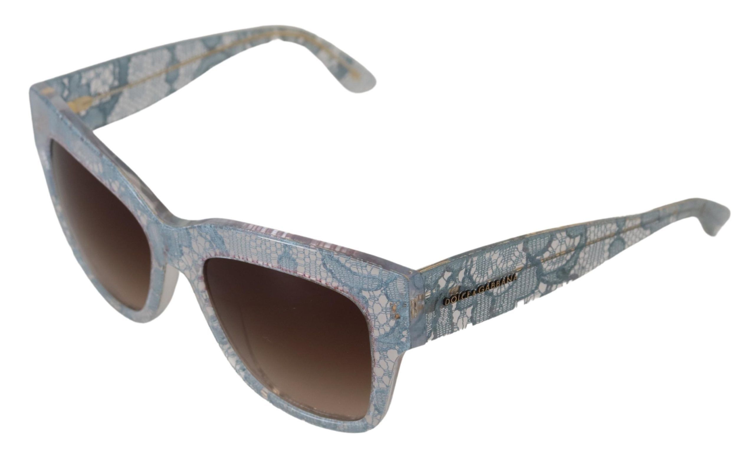 Dolce & Gabbana Chic Sicilian Lace Acetate Women's Sunglasses Size ONE SIZE - 4 Thumbnail