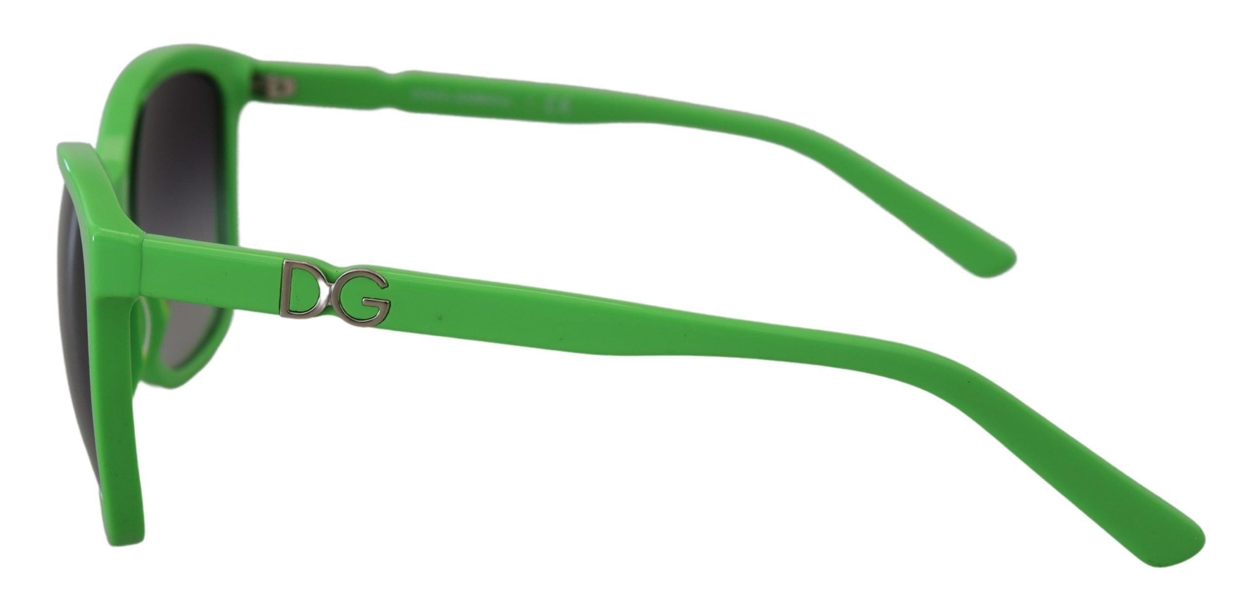 Dolce & Gabbana Chic Green Acetate Round Women's Sunglasses Size ONE SIZE - 2 Thumbnail