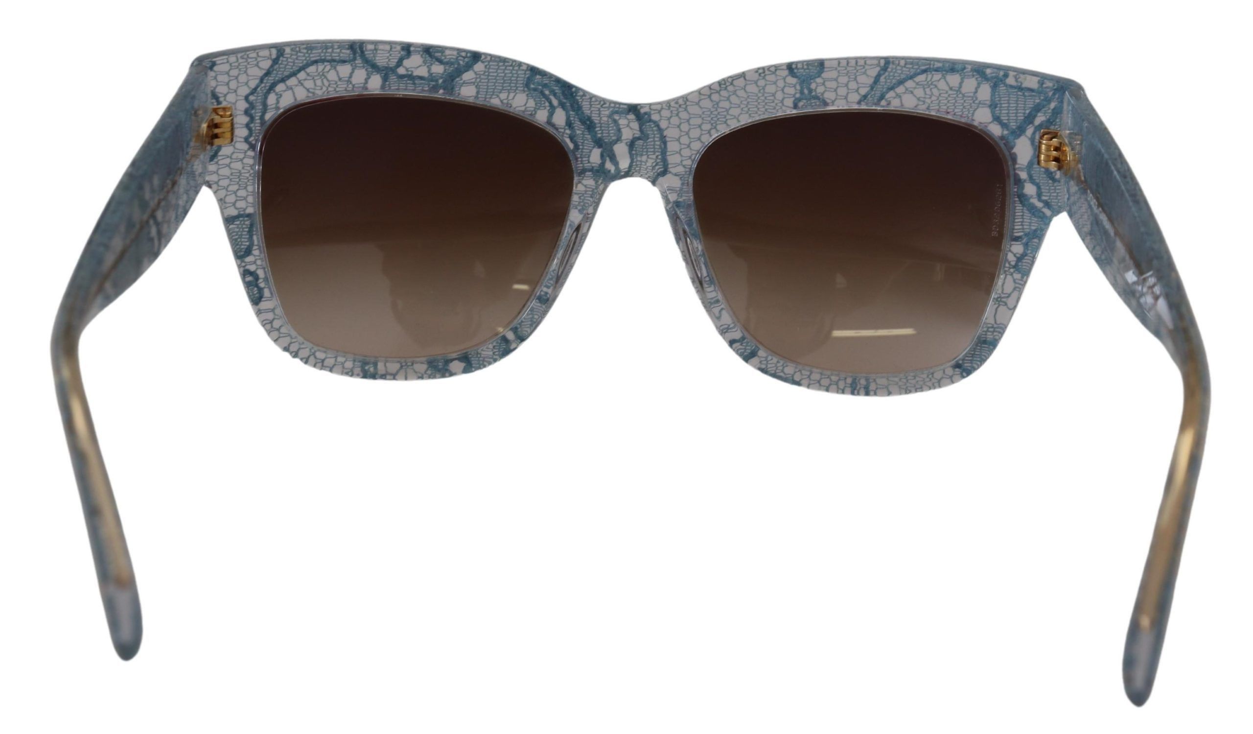 Dolce & Gabbana Elegant Lace-Trimmed Gradient Women's Sunglasses Size ONE SIZE - 2 Thumbnail
