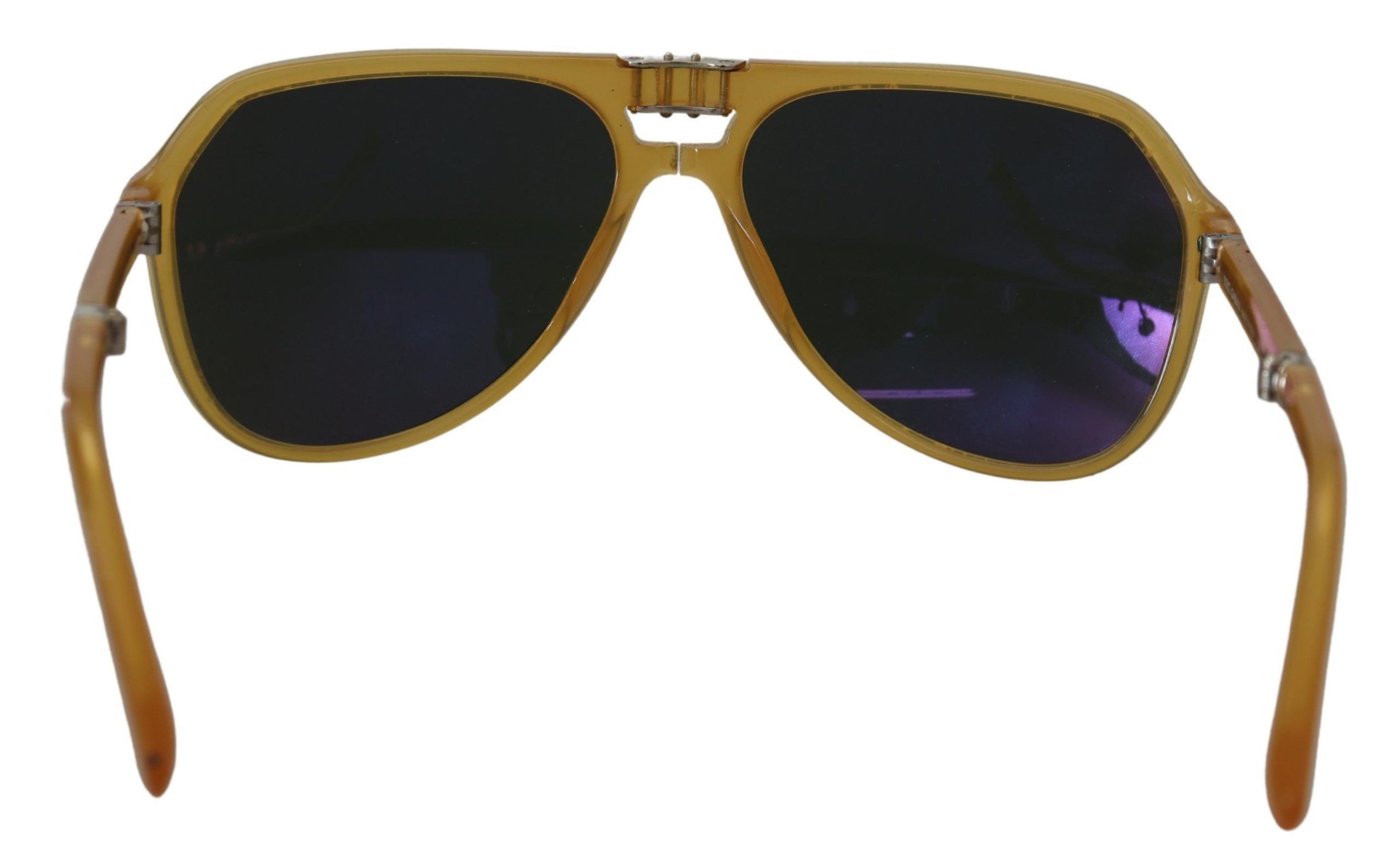 Dolce & Gabbana Chic Yellow Aviator Acetate Women's Sunglasses Size ONE SIZE - 4 Thumbnail
