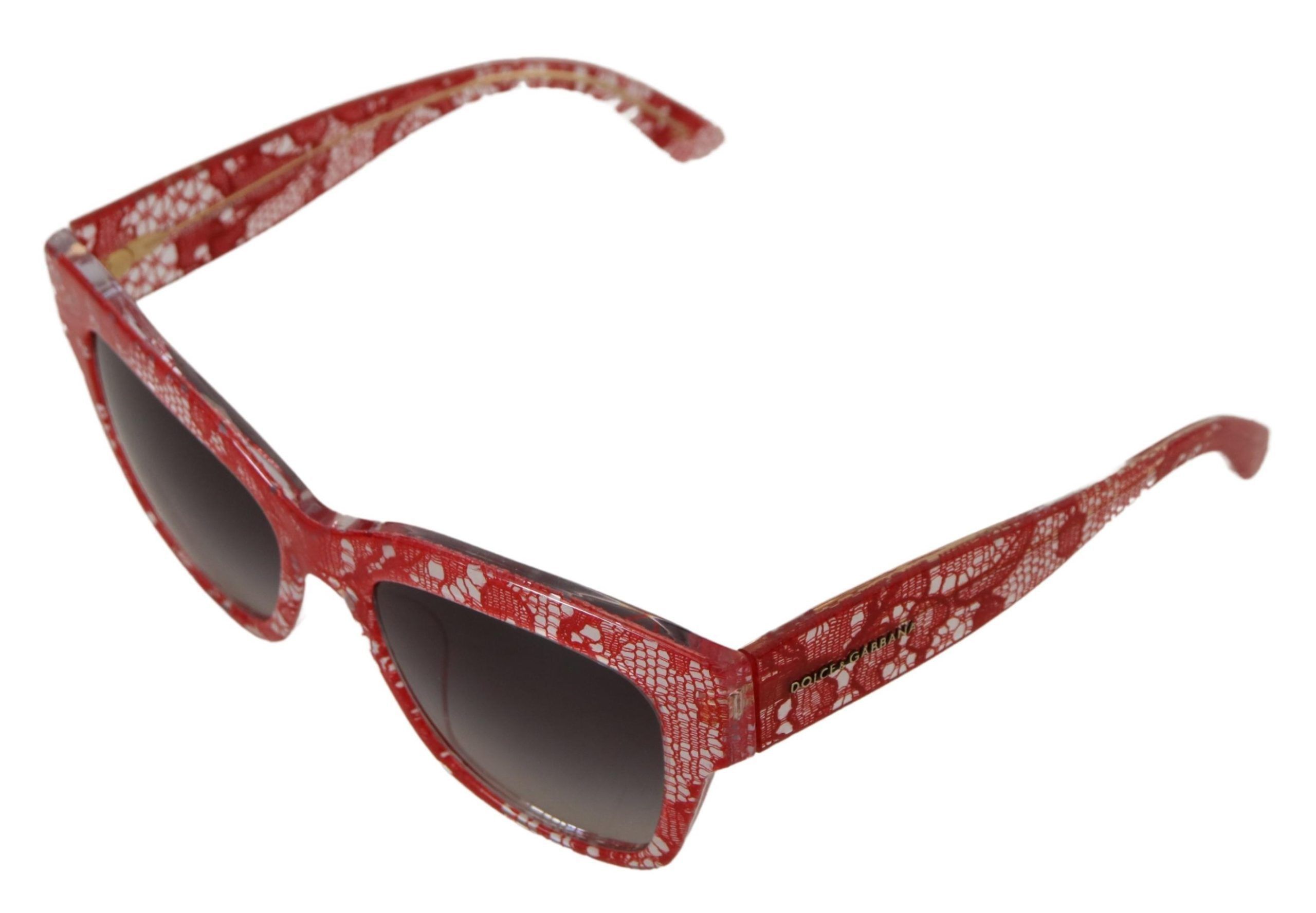 Dolce & Gabbana Sicilian Lace Accented Designer Women's Sunglasses Size ONE SIZE - 4 Thumbnail