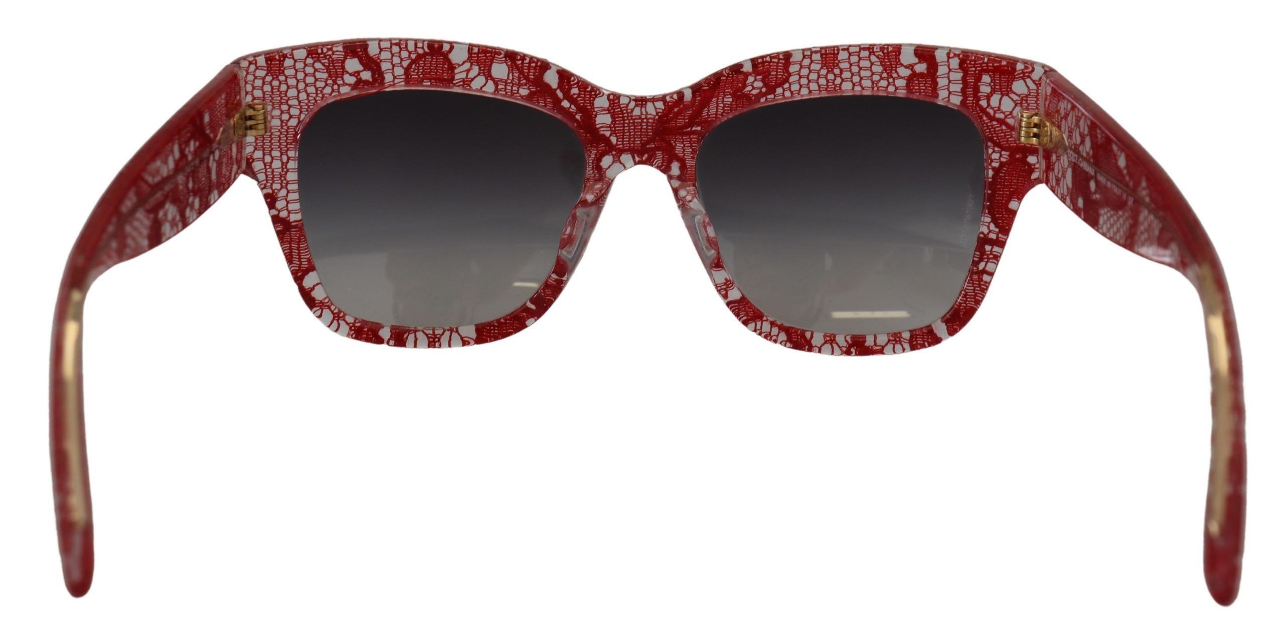 Dolce & Gabbana Sicilian Lace Accented Designer Women's Sunglasses Size ONE SIZE - 3 Thumbnail