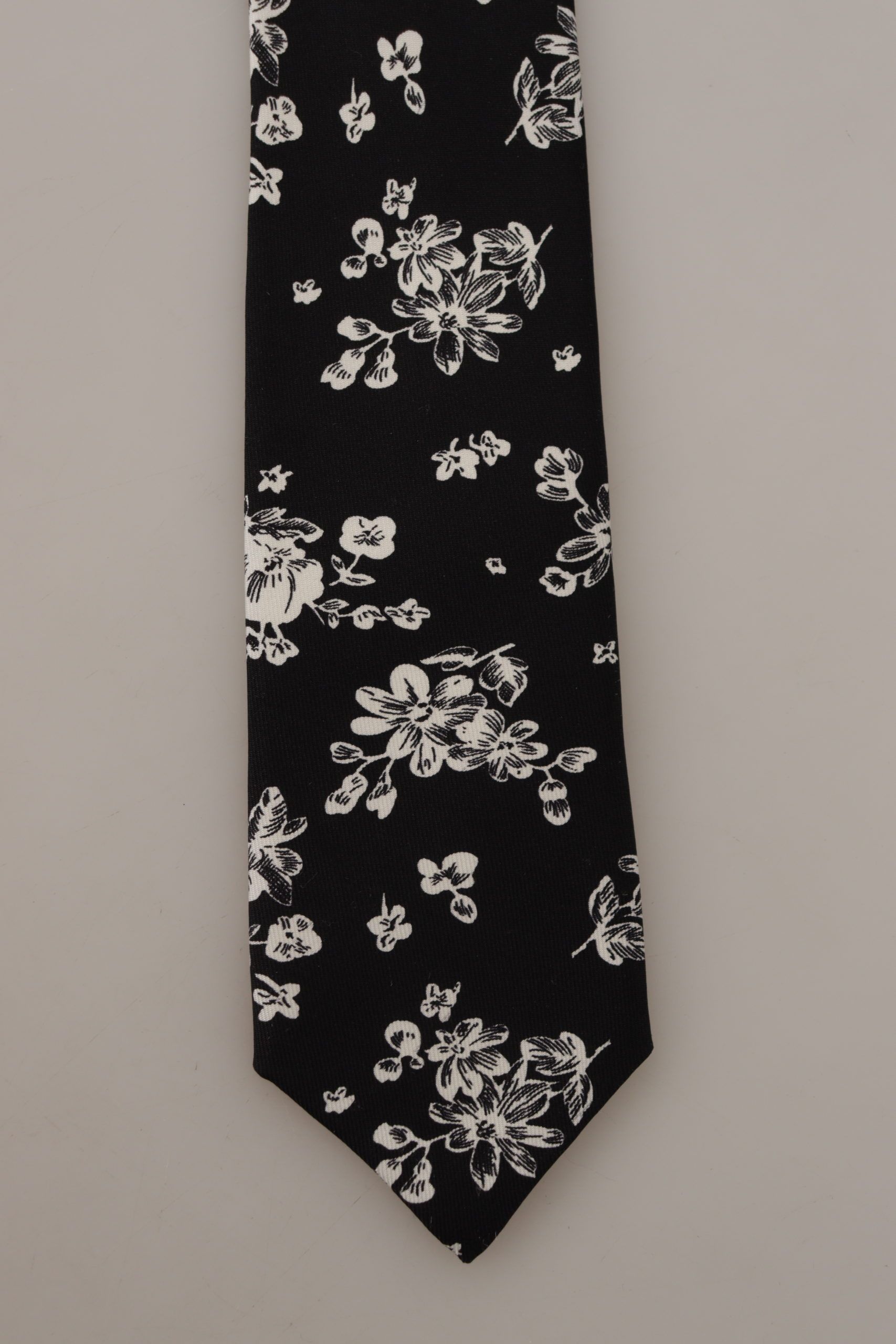 Dolce & Gabbana Elegance in Bloom Silk Bow Men's Tie Size ONE SIZE - 3 Thumbnail