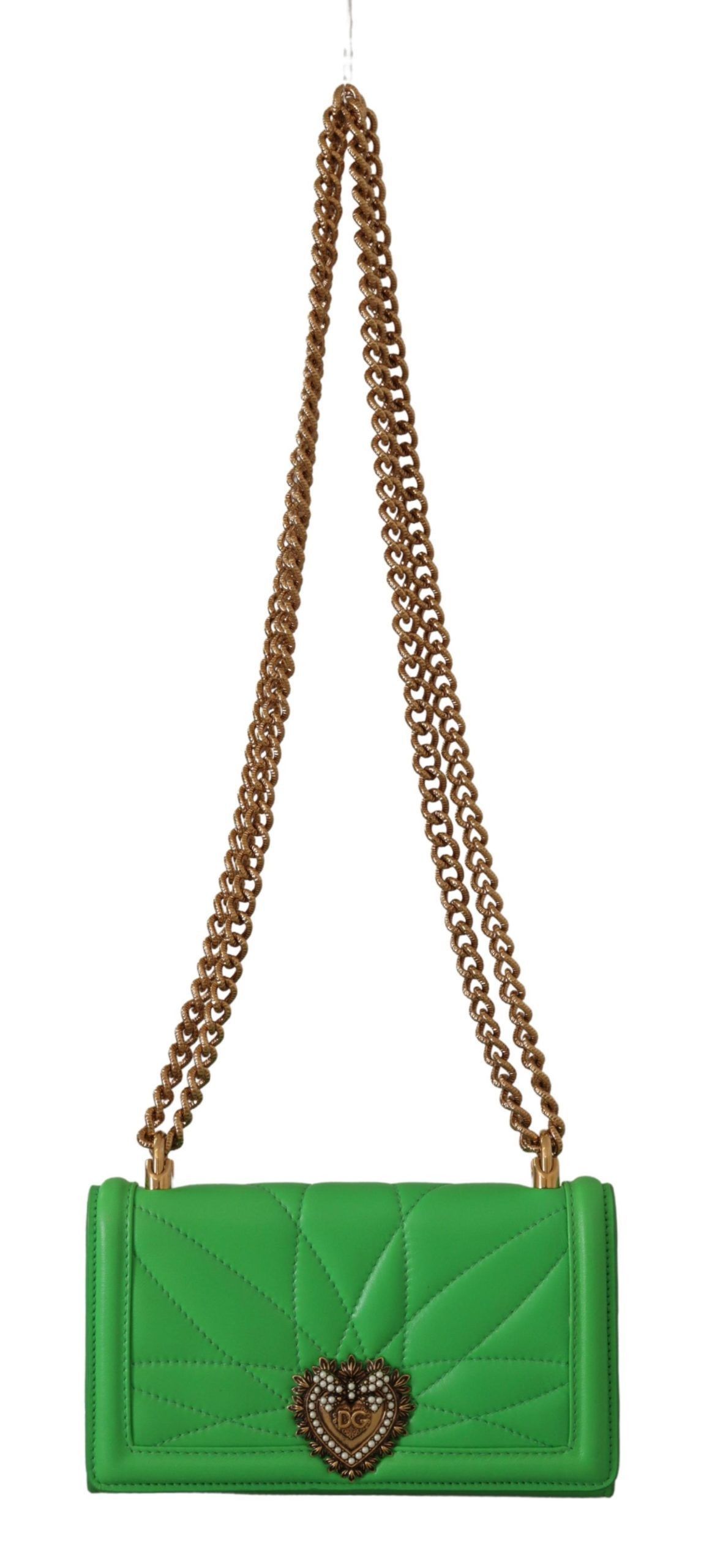 Dolce & Gabbana Elegant Leather iPhone Wallet Case with Women's Chain Size ONE SIZE - 6 Thumbnail