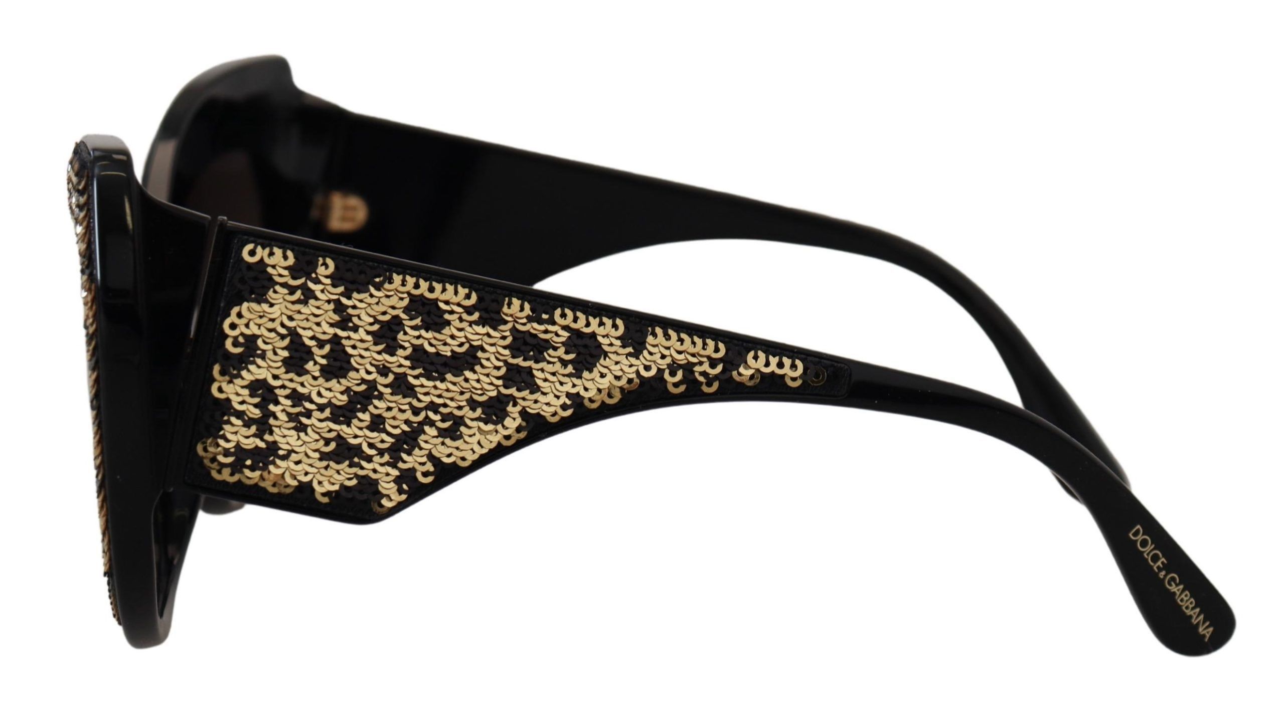 Dolce & Gabbana Butterfly Polarized Sequin Women's Sunglasses Size ONE SIZE - 3 Thumbnail