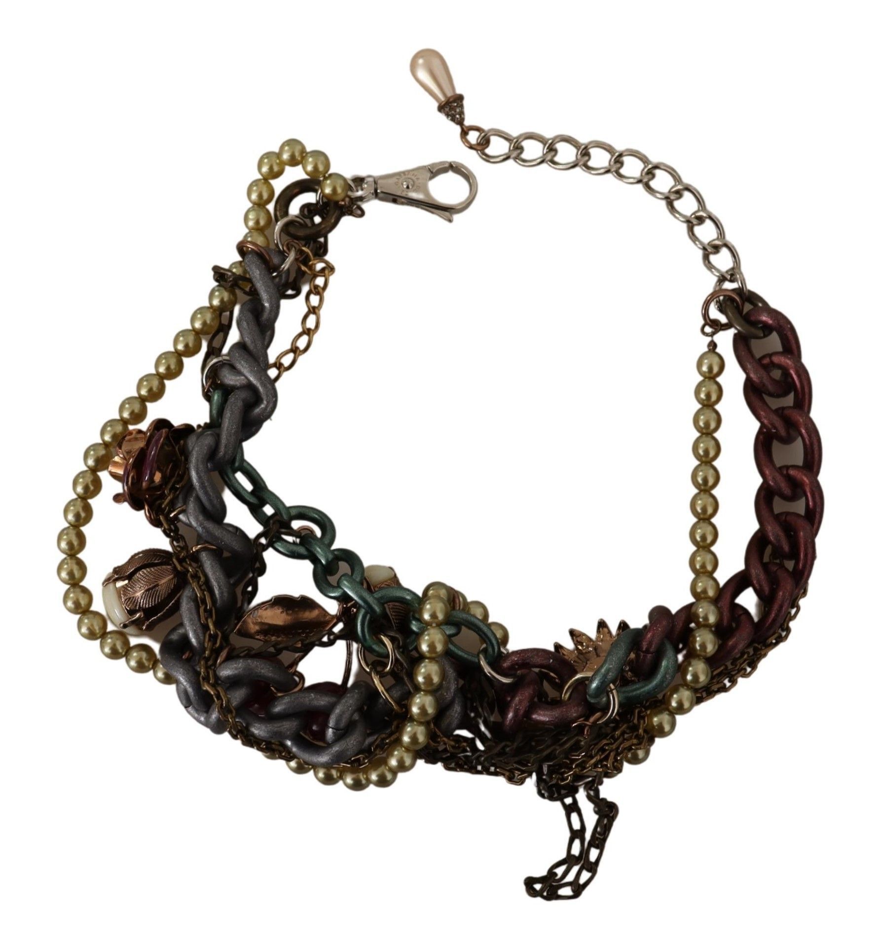 Dolce & Gabbana Sicilian Elegance Gold-Tone Statement Women's Necklace Size ONE SIZE - 5 Thumbnail