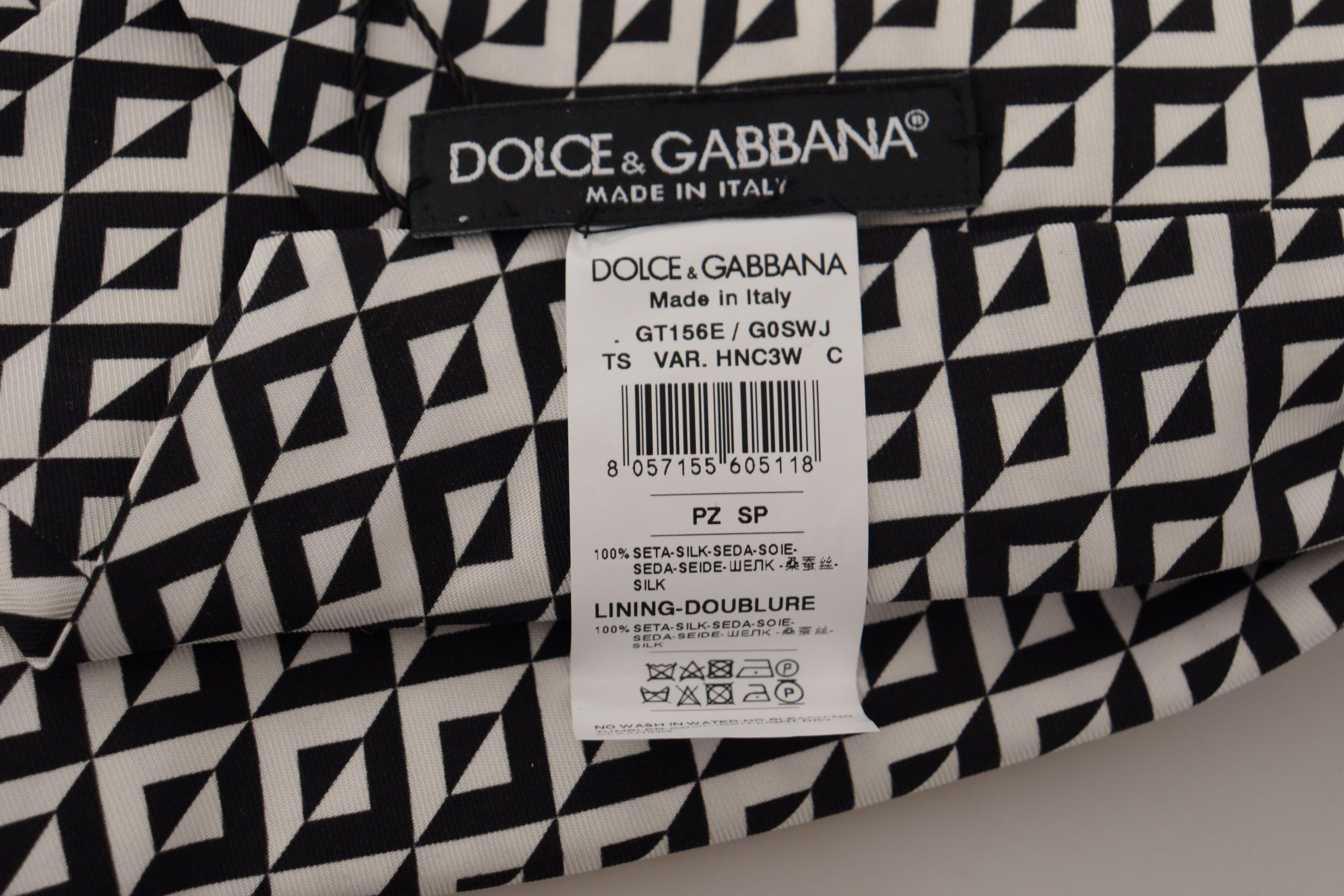 Dolce & Gabbana Elegant Silk Black Tie for the Dapper Men's Gentleman Size ONE SIZE - 6 Thumbnail
