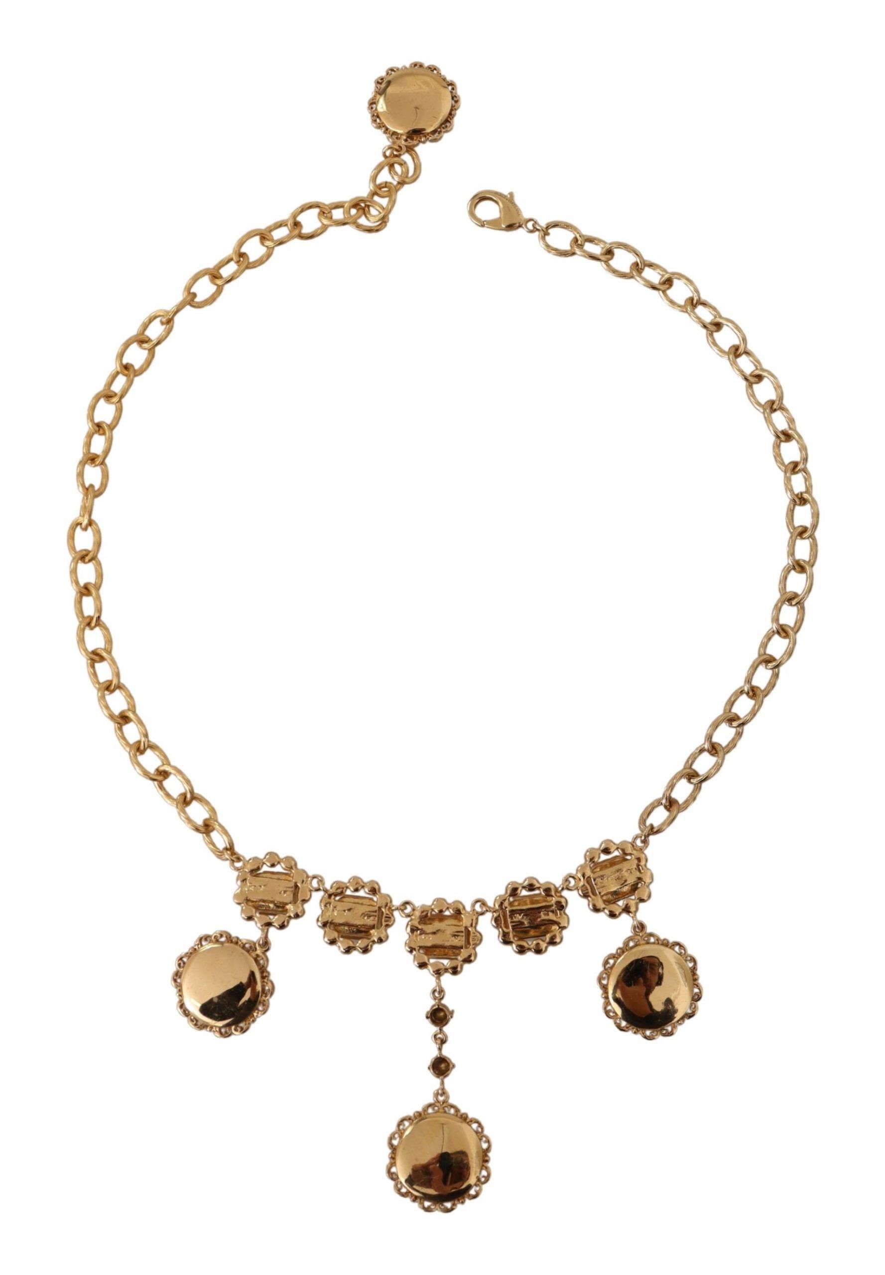 Dolce & Gabbana Elegant Timeless Statement Women's Necklace Size ONE SIZE - 4 Thumbnail