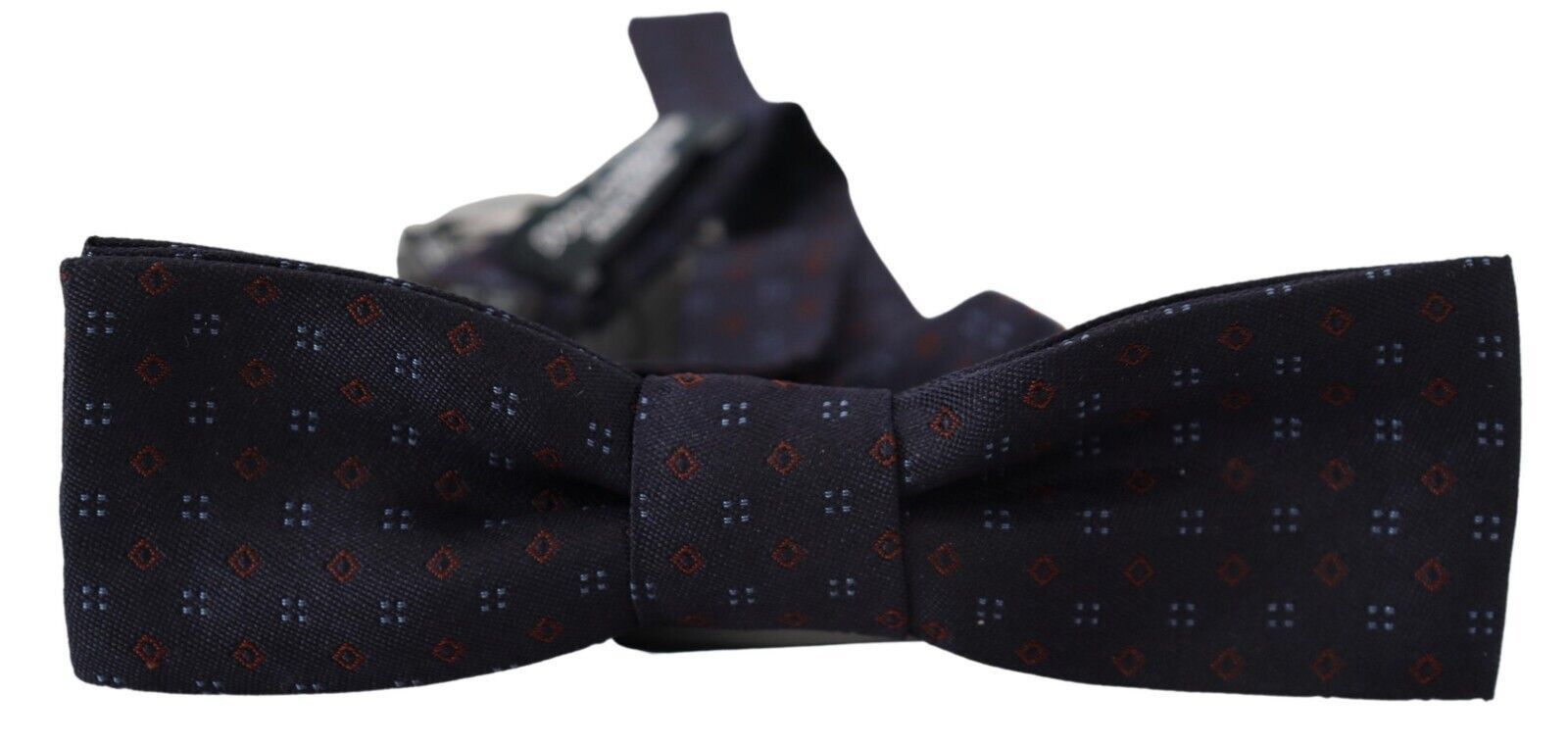 Dolce & Gabbana Elegant Silk Blue Bow Men's Tie Size ONE SIZE - 2 Thumbnail