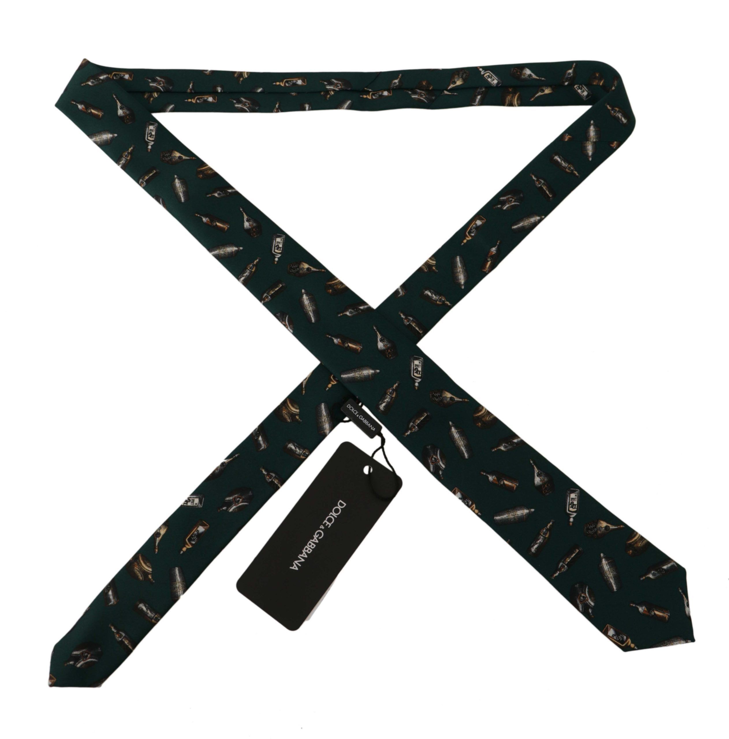 Dolce & Gabbana Elegant Silk Men's Designer Bow Men's Tie Size ONE SIZE - 2 Thumbnail