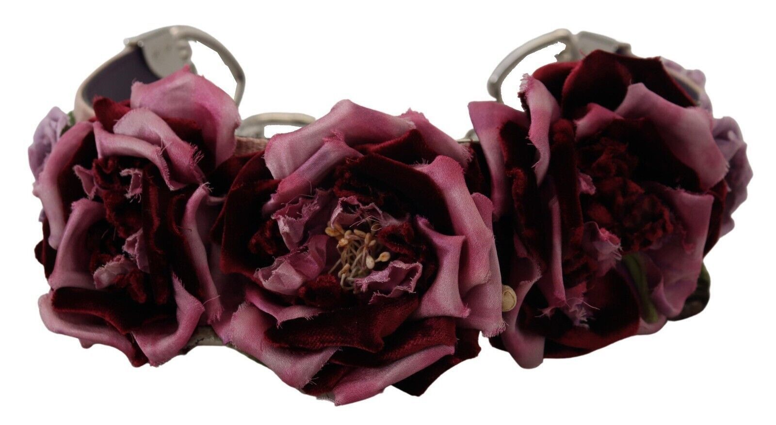 Dolce & Gabbana Beige Floral Leather Shoulder Strap Women's Accessory Size ONE SIZE - 2 Thumbnail