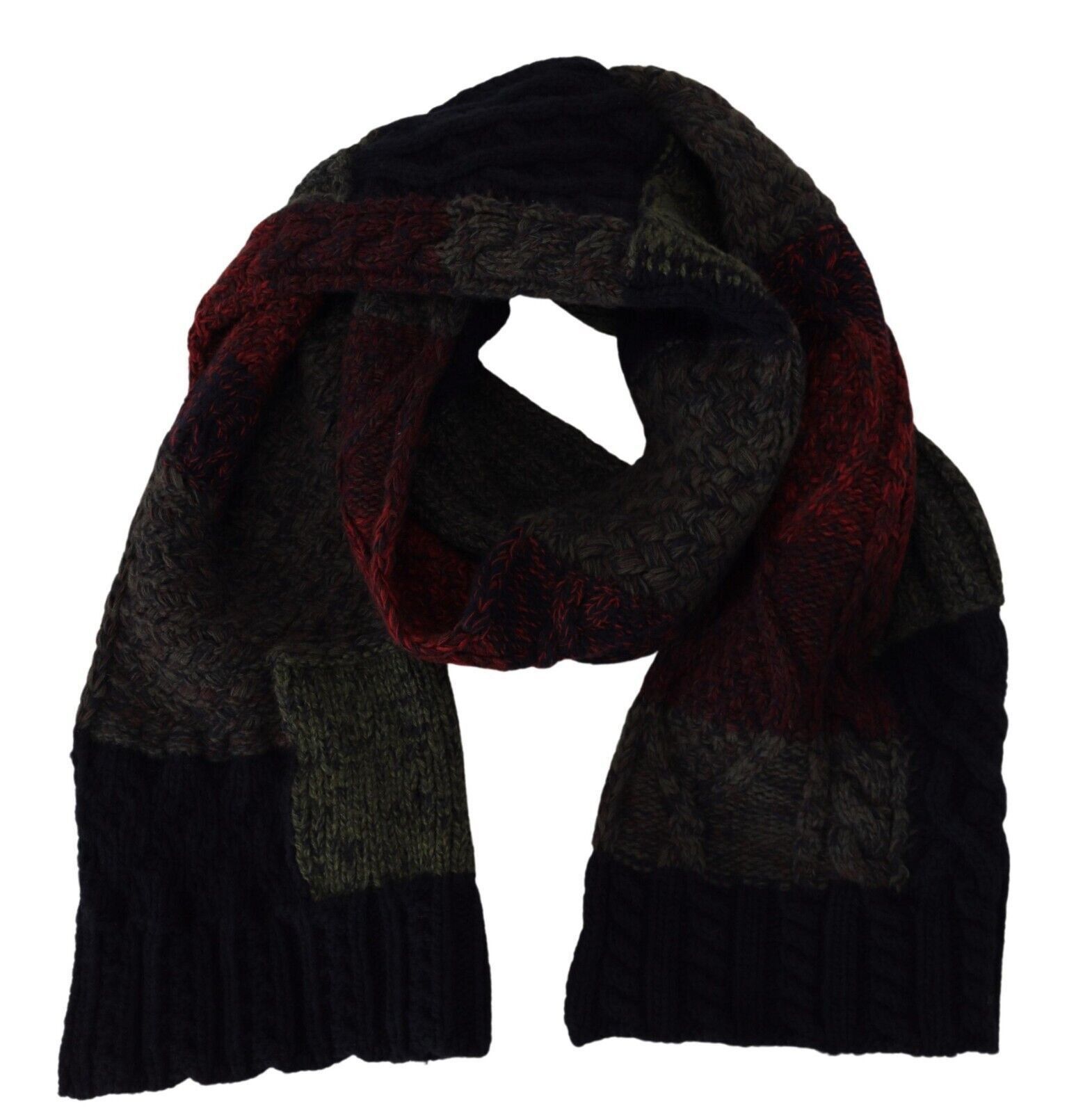 Dolce & Gabbana Elegant Wool-Cashmere Men's Men's Scarf Size ONE SIZE - 3 Thumbnail