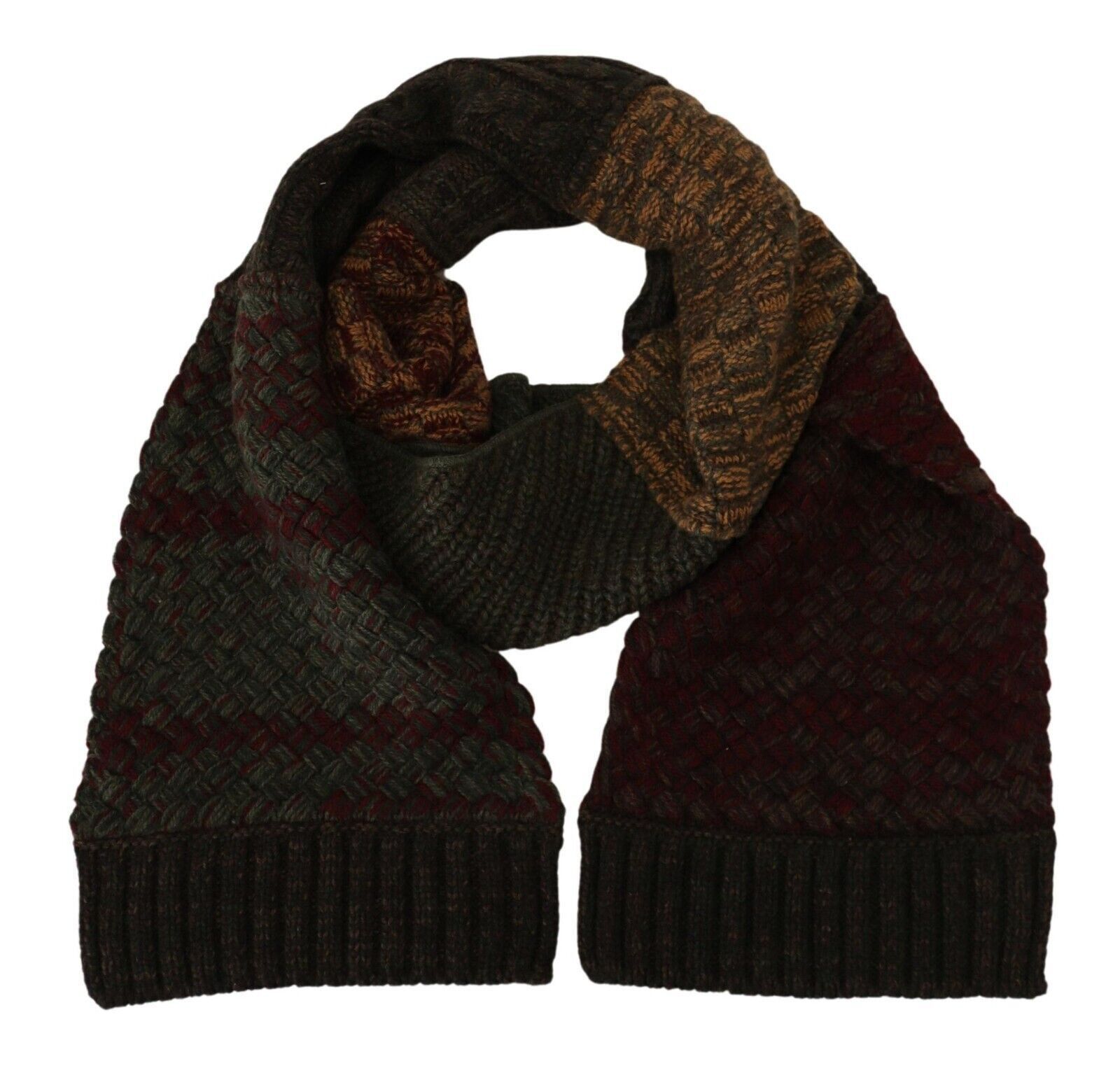Dolce & Gabbana Elegant Cashmere-Wool Blend Men's Men's Scarf Size ONE SIZE - 3 Thumbnail