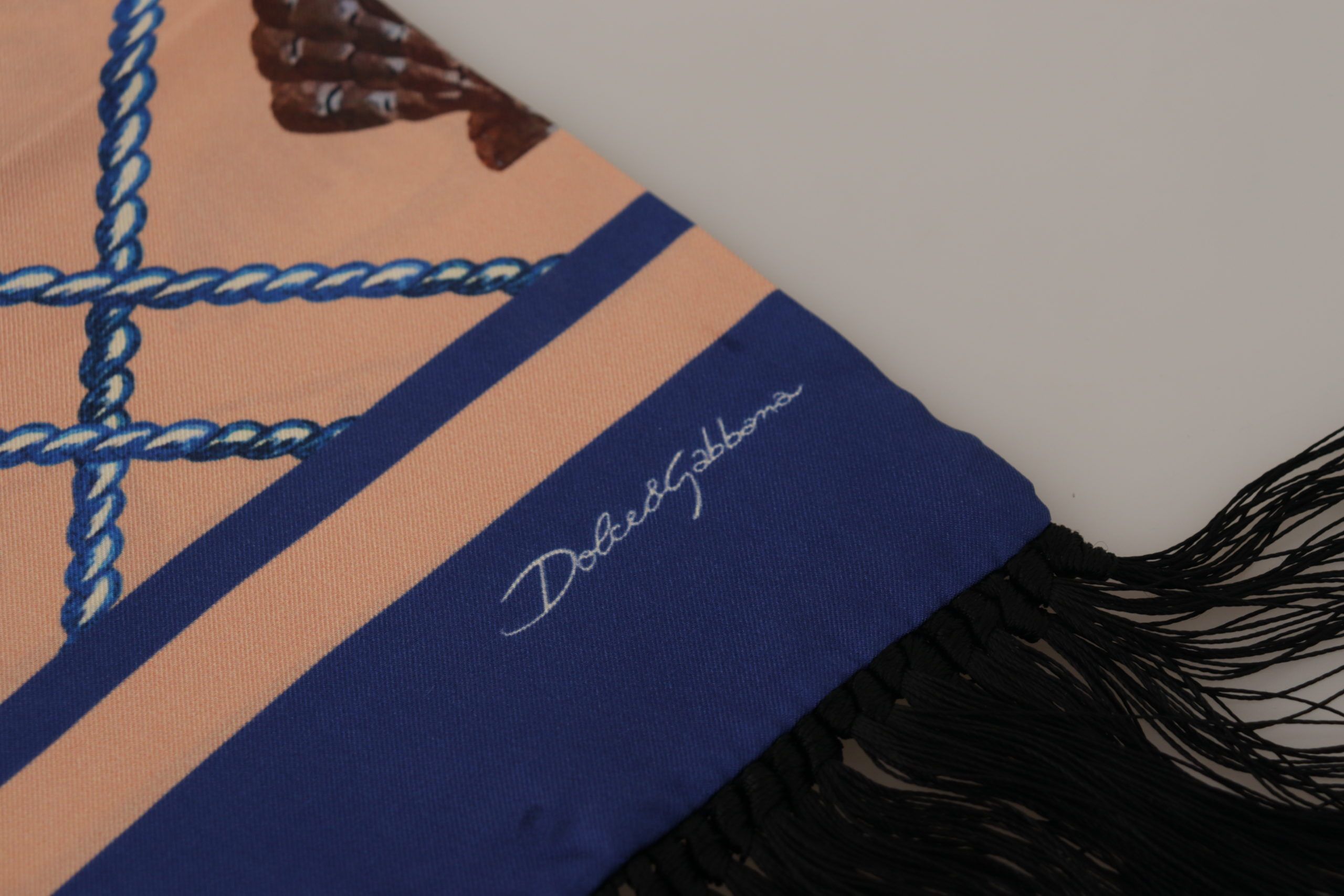 Dolce & Gabbana Elegant Silk Men's Scarf Wrap - Multicolor Luxury Men's Size ONE SIZE - 4 Thumbnail