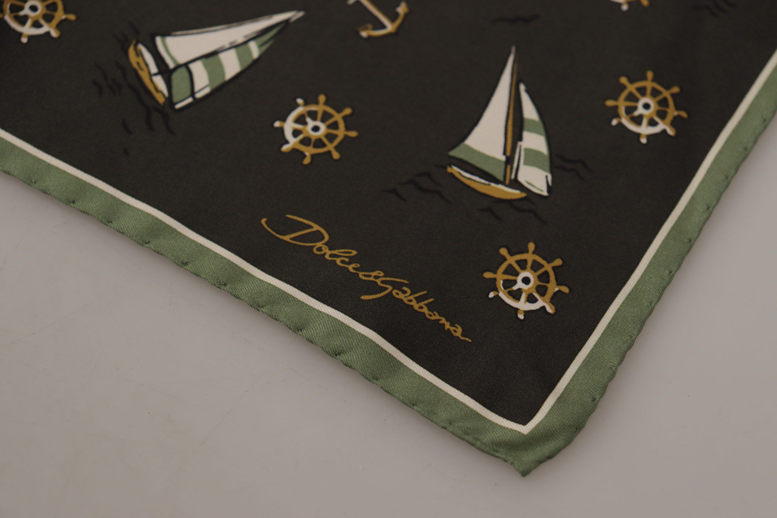 Dolce & Gabbana Elegant Multicolor Silk Men's Square Men's Scarf Size ONE SIZE - 3 Thumbnail