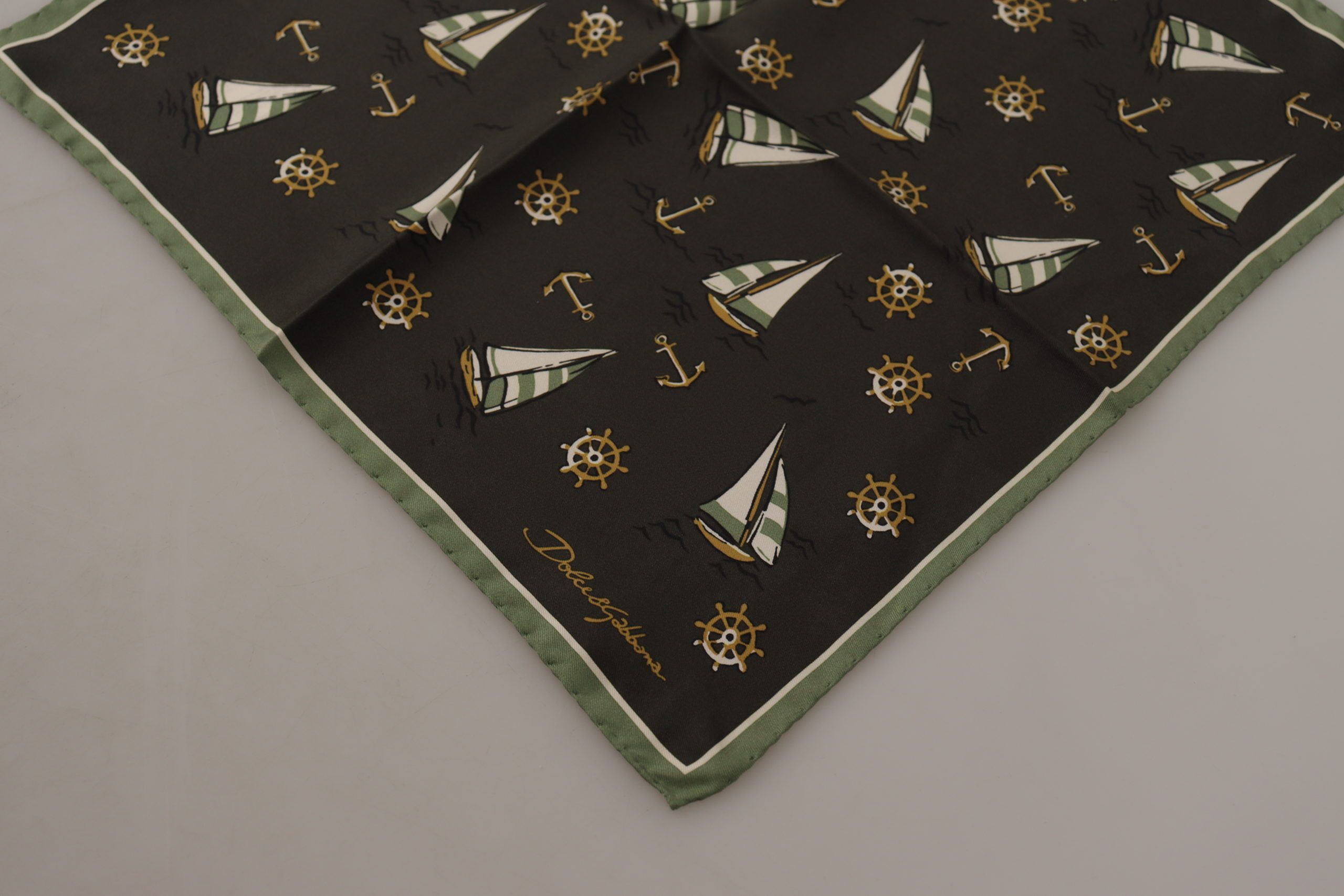 Dolce & Gabbana Elegant Multicolor Silk Men's Square Men's Scarf Size ONE SIZE - 2 Thumbnail