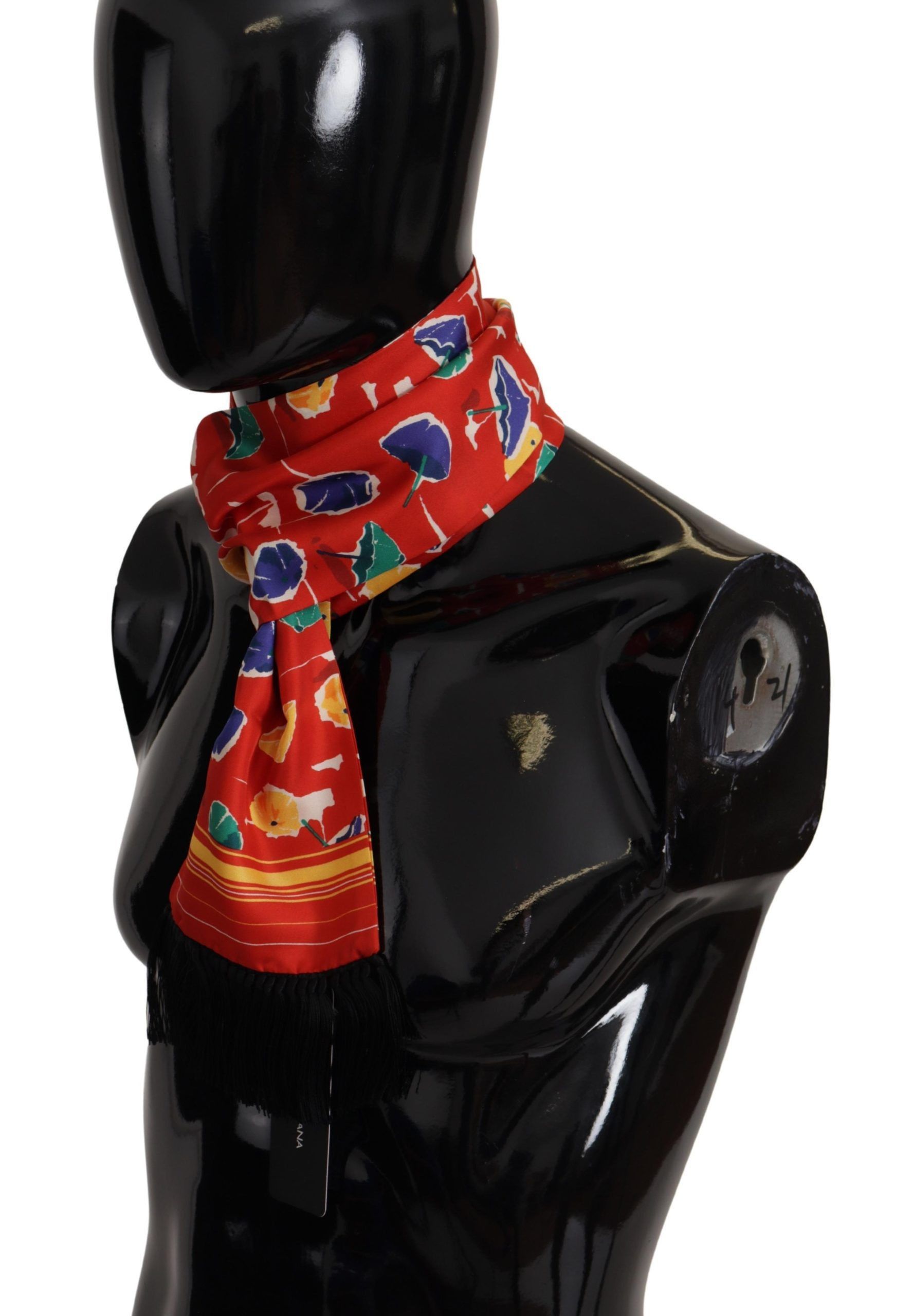 Dolce & Gabbana Elegant Multicolor Silk Men's Men's Scarf Size ONE SIZE - 4 Thumbnail
