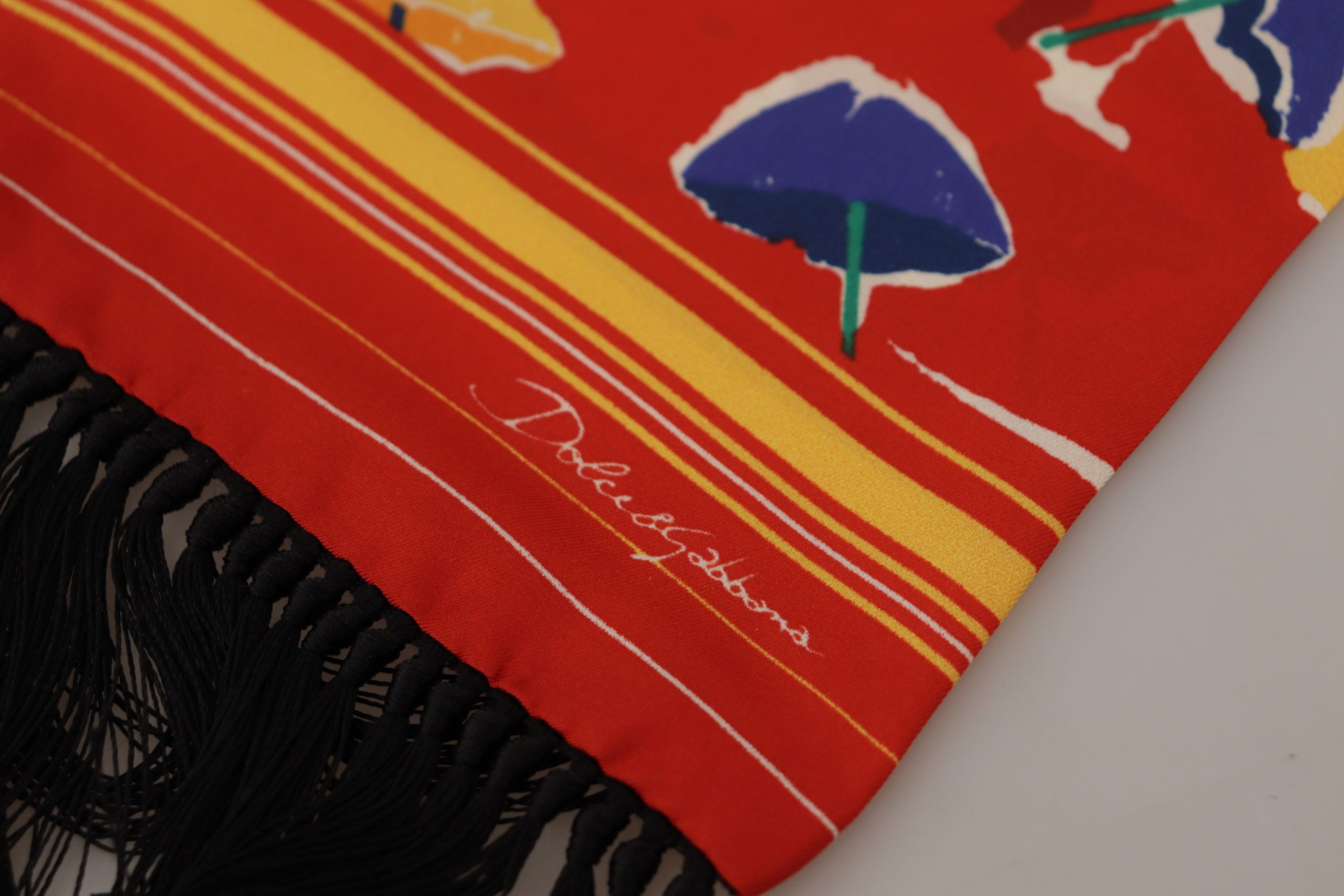 Dolce & Gabbana Elegant Multicolor Silk Men's Men's Scarf Size ONE SIZE - 3 Thumbnail