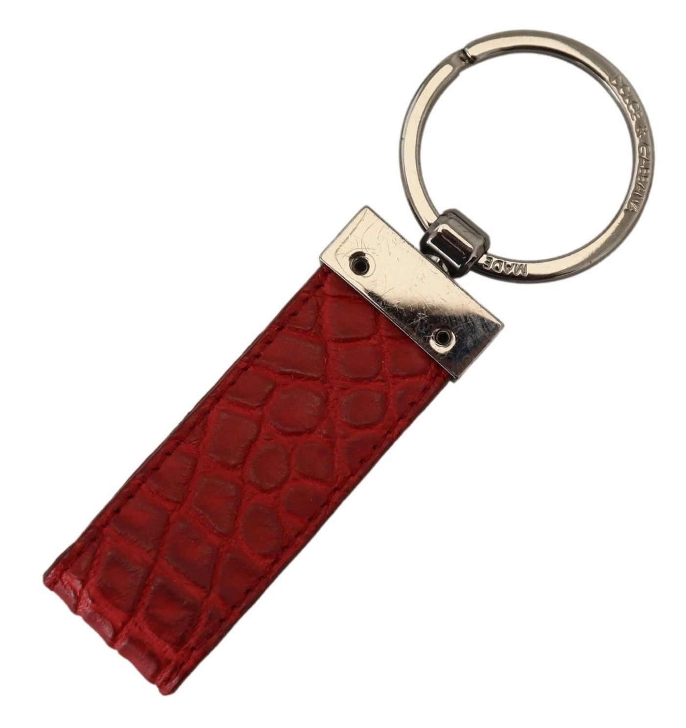 Dolce & Gabbana Chic Red Leather Keychain & Charm Women's Accessory Size ONE SIZE - 2 Thumbnail
