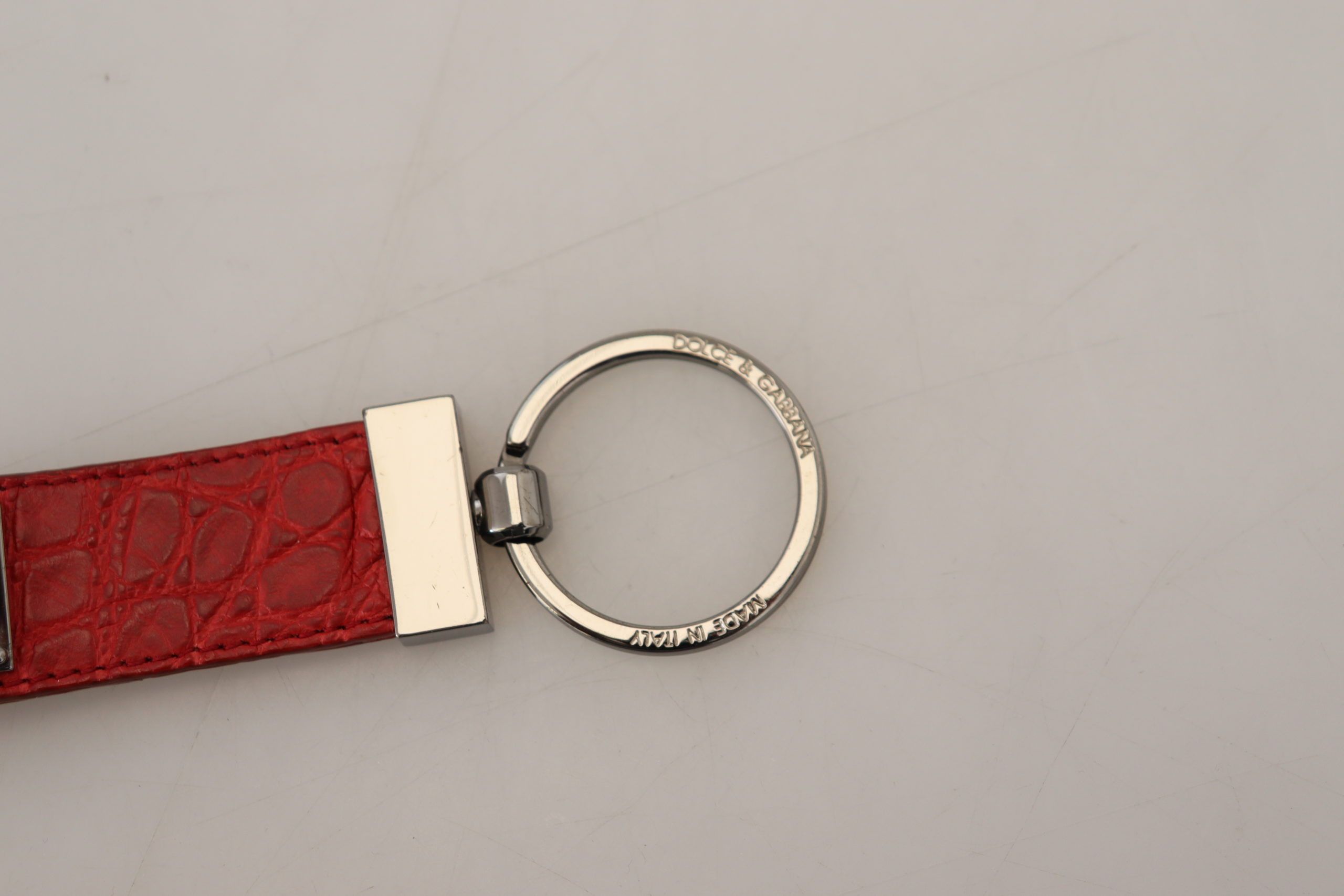 Dolce & Gabbana Chic Red Leather Keychain & Charm Women's Accessory Size ONE SIZE - 5 Thumbnail