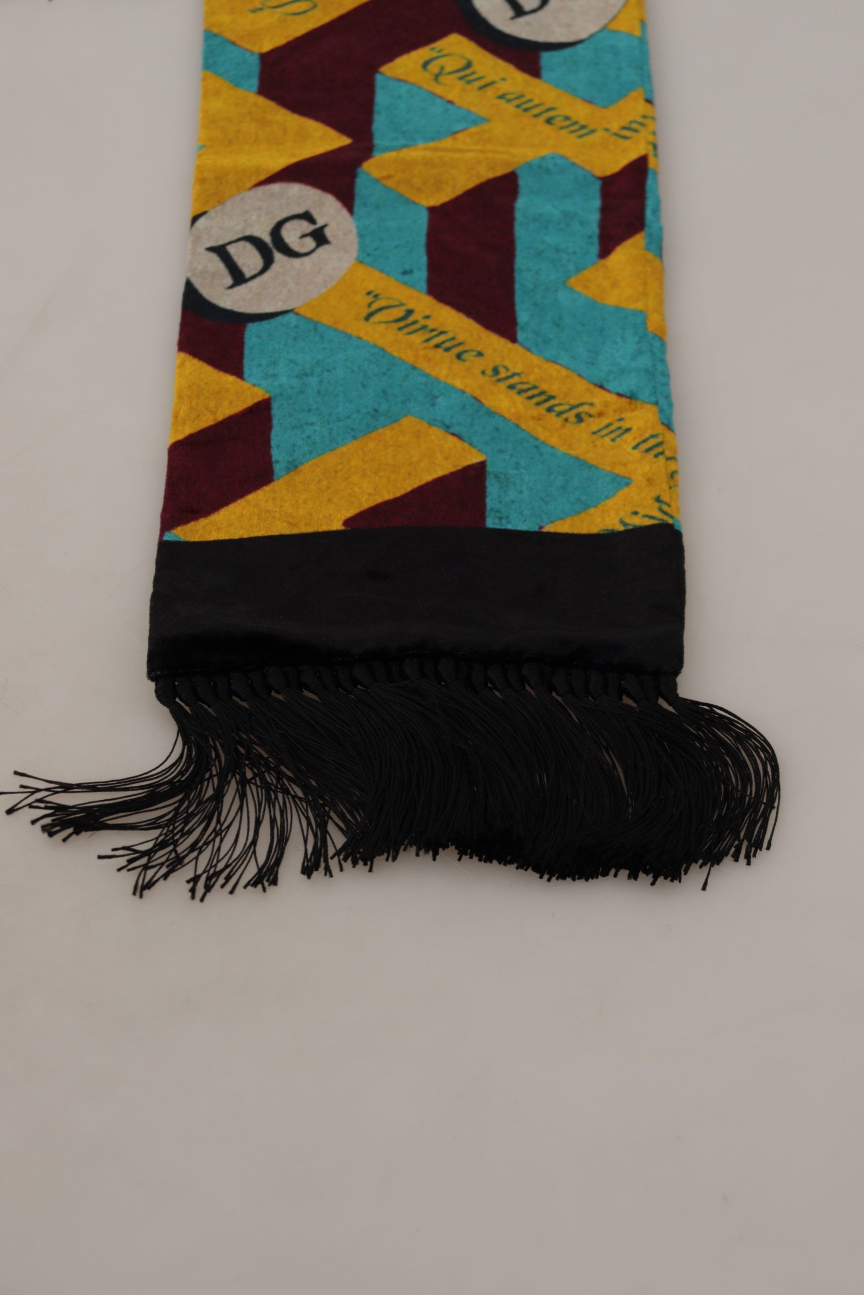 Dolce & Gabbana Elegant Multicolor Silk Blend Men's Men's Scarf Size ONE SIZE - 3 Thumbnail