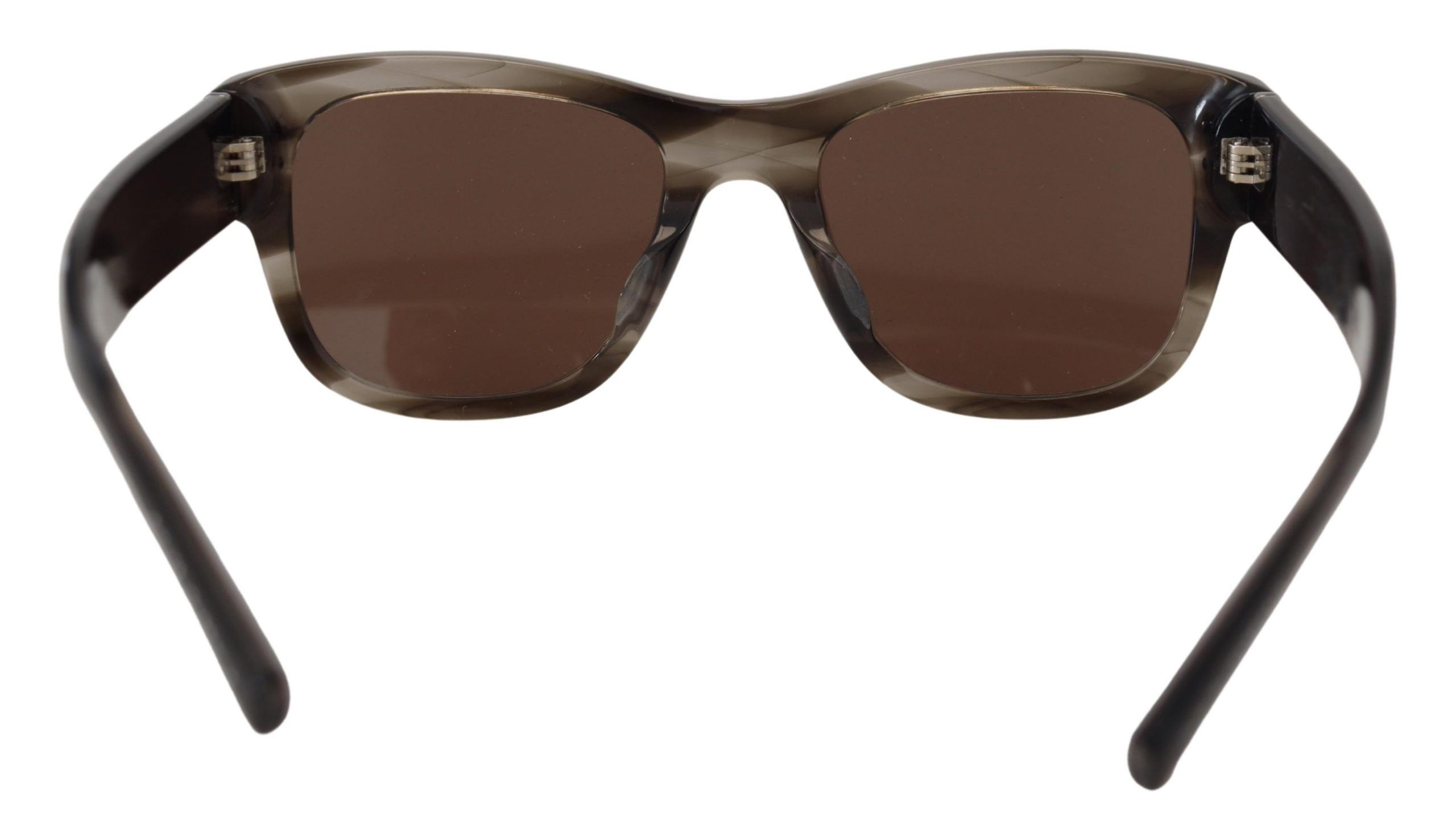 Dolce & Gabbana Chic Brown Gradient Women's Women's Sunglasses Size ONE SIZE - 5 Thumbnail