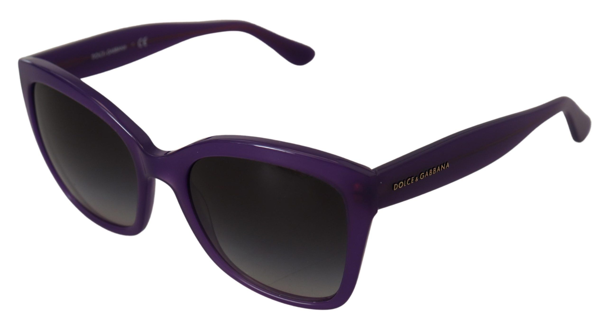 Dolce & Gabbana Elegant Purple Gradient Lens Women's Sunglasses Size ONE SIZE - 3 Thumbnail