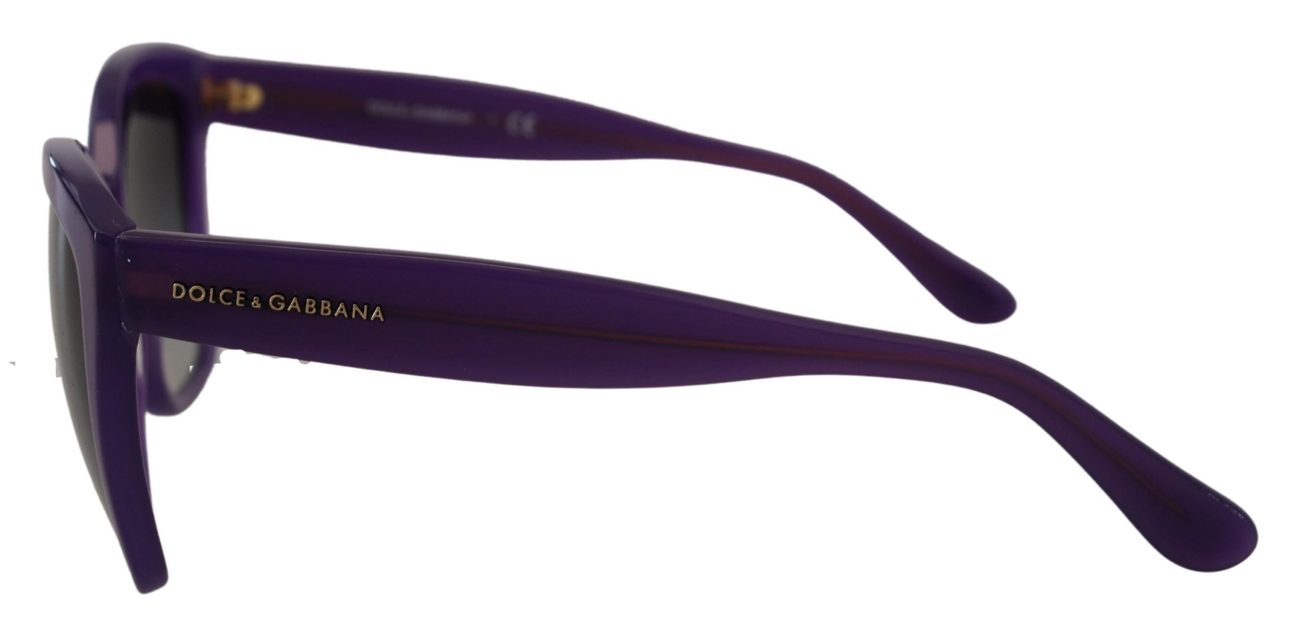 Dolce & Gabbana Elegant Purple Gradient Lens Women's Sunglasses Size ONE SIZE - 4 Thumbnail