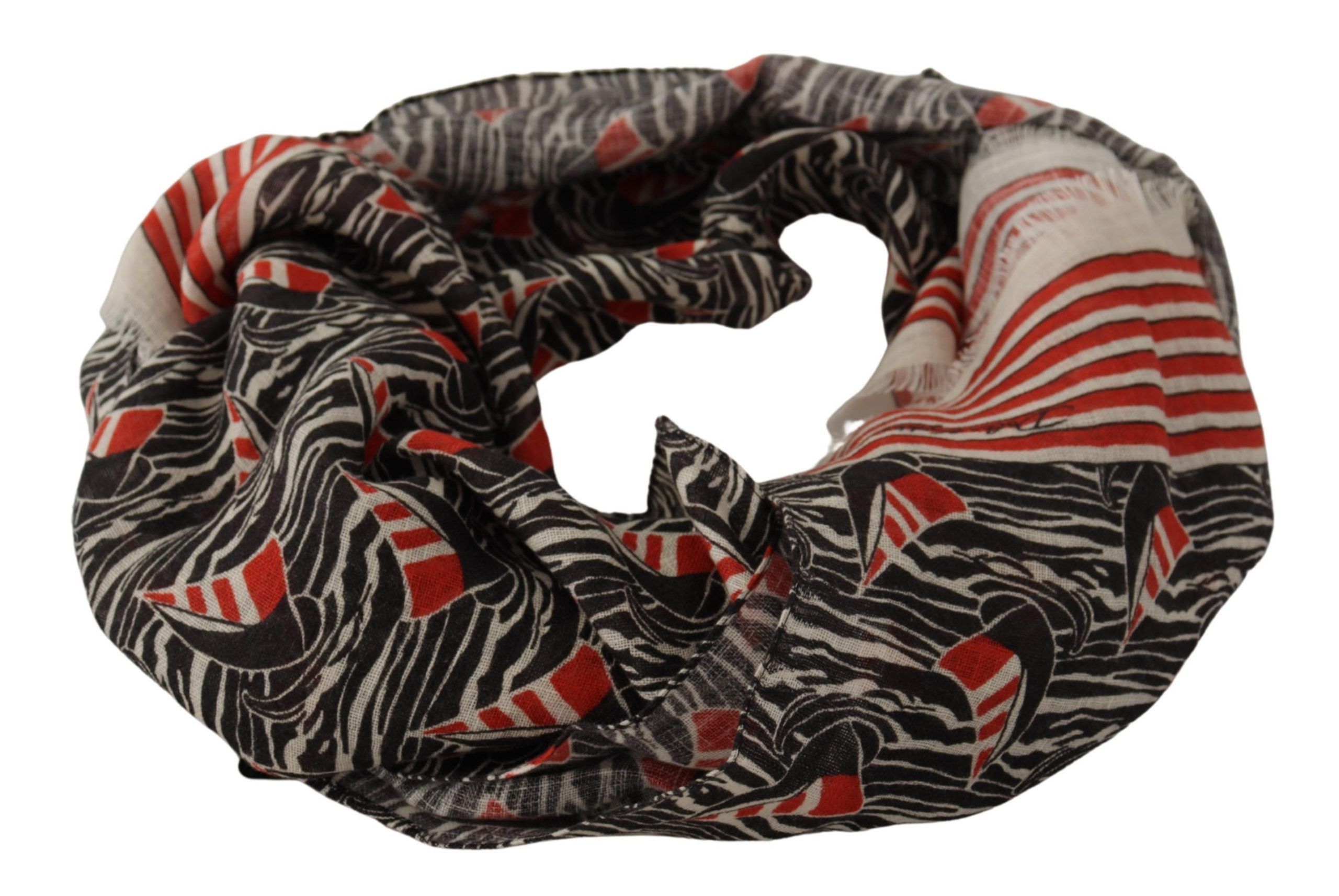 Dolce & Gabbana Elegant Striped Linen Men's Men's Scarf Size ONE SIZE - 3 Thumbnail