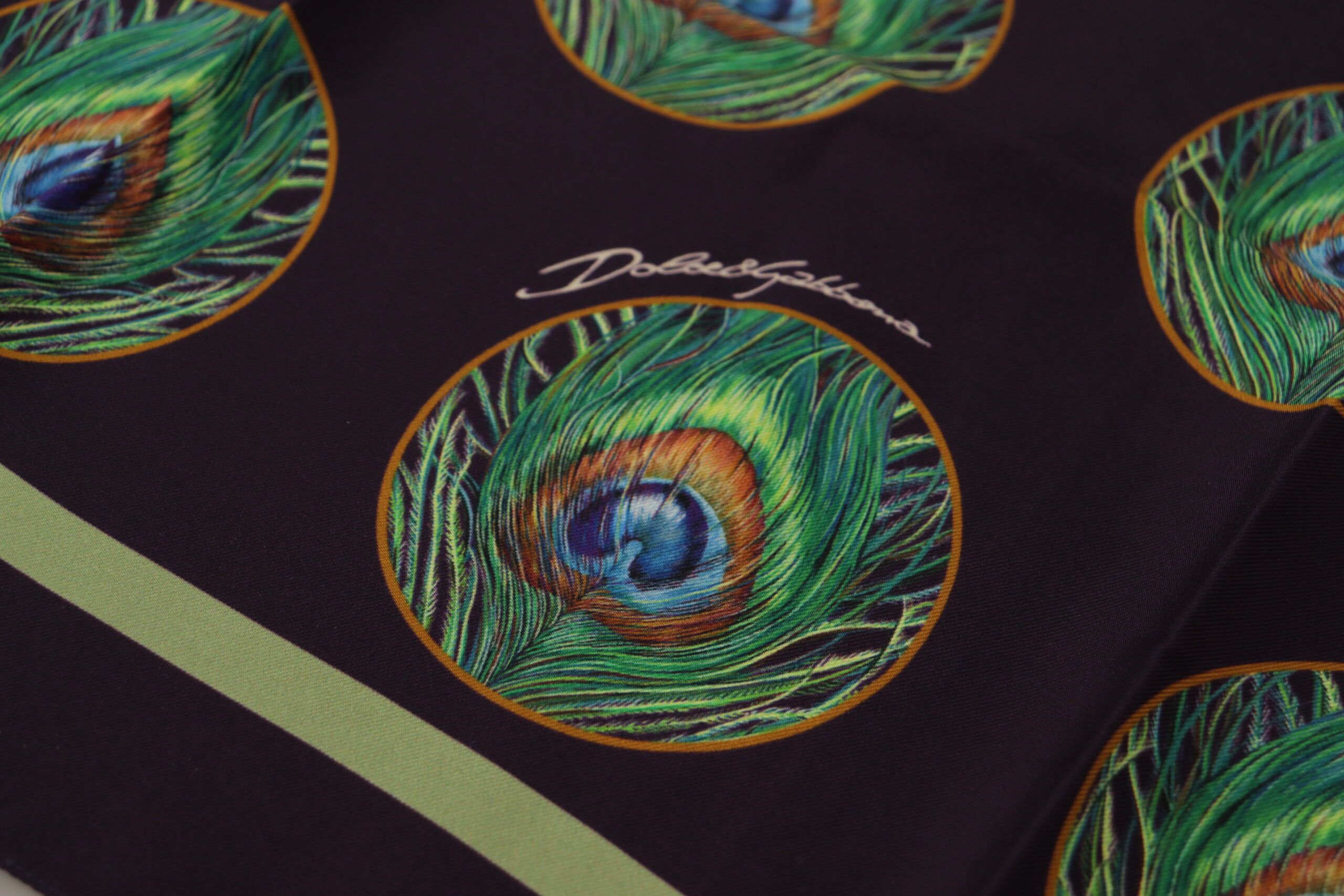 Dolce & Gabbana Elegant Silk Square Scarf Men's Wrap Size ONE SIZE - 2 Thumbnail