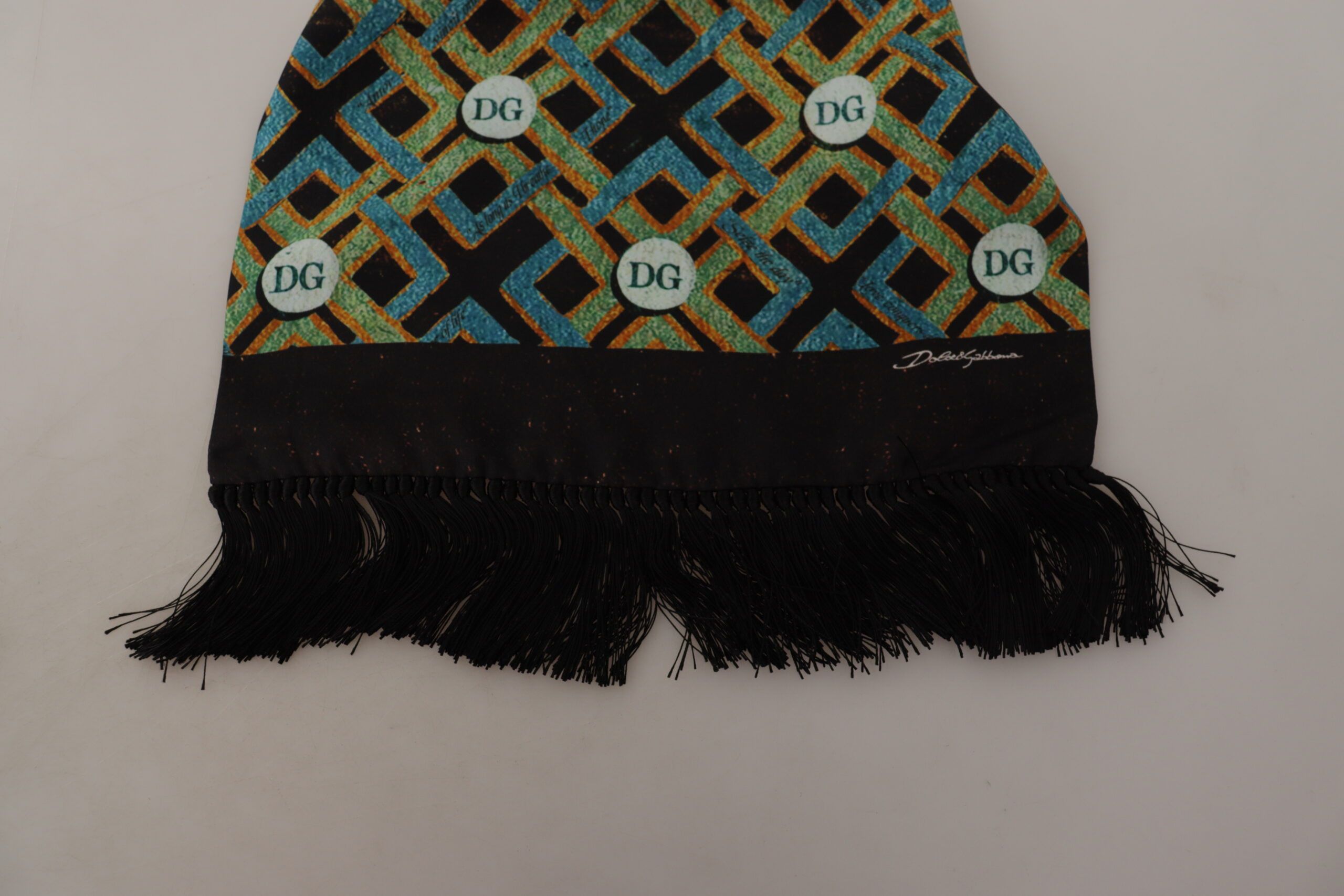 Dolce & Gabbana Elegant Multicolor Silk Men's Men's Scarf Size ONE SIZE - 4 Thumbnail