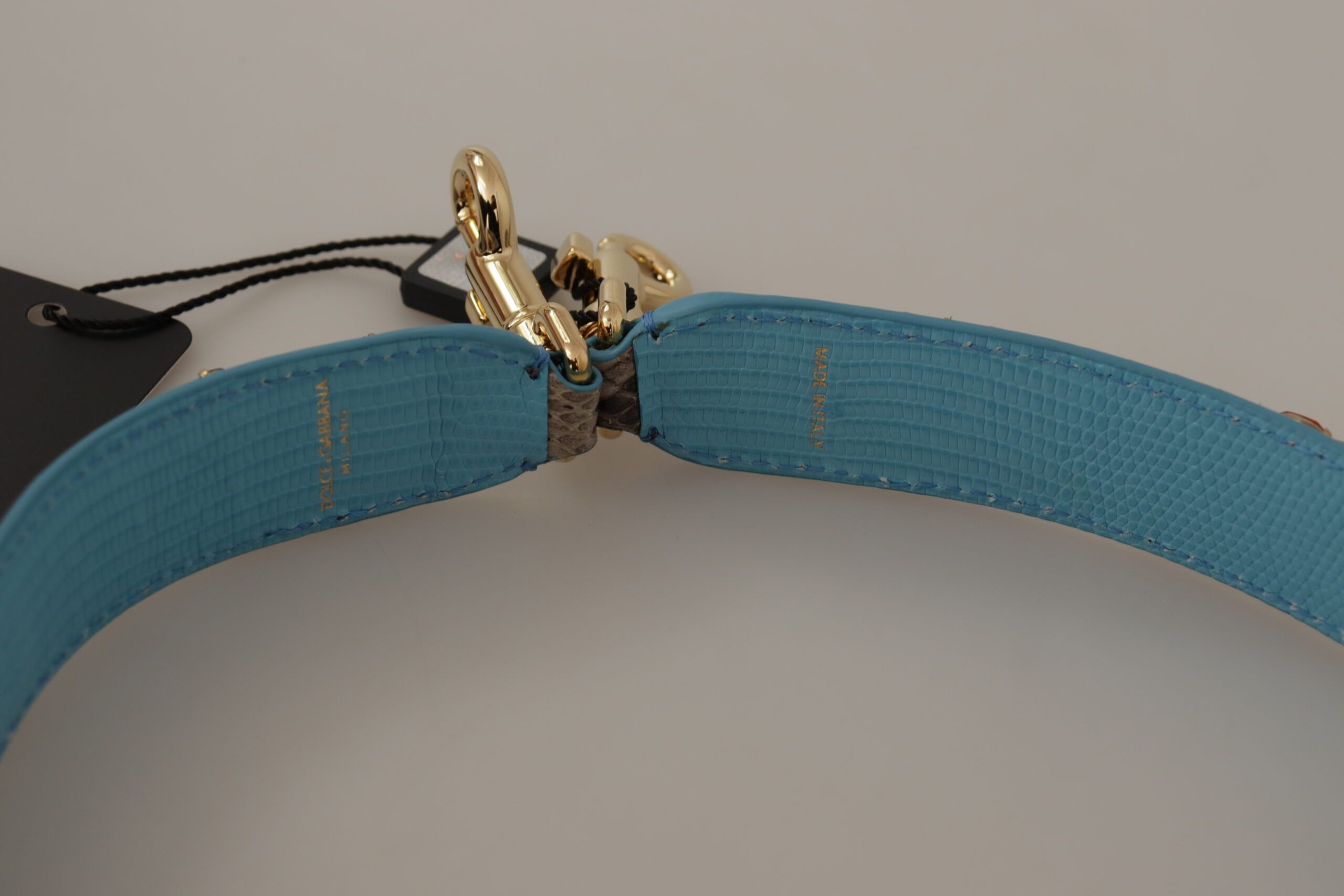 Dolce & Gabbana Elegant Python Leather Shoulder Strap Women's Accessory Size ONE SIZE - 4 Thumbnail