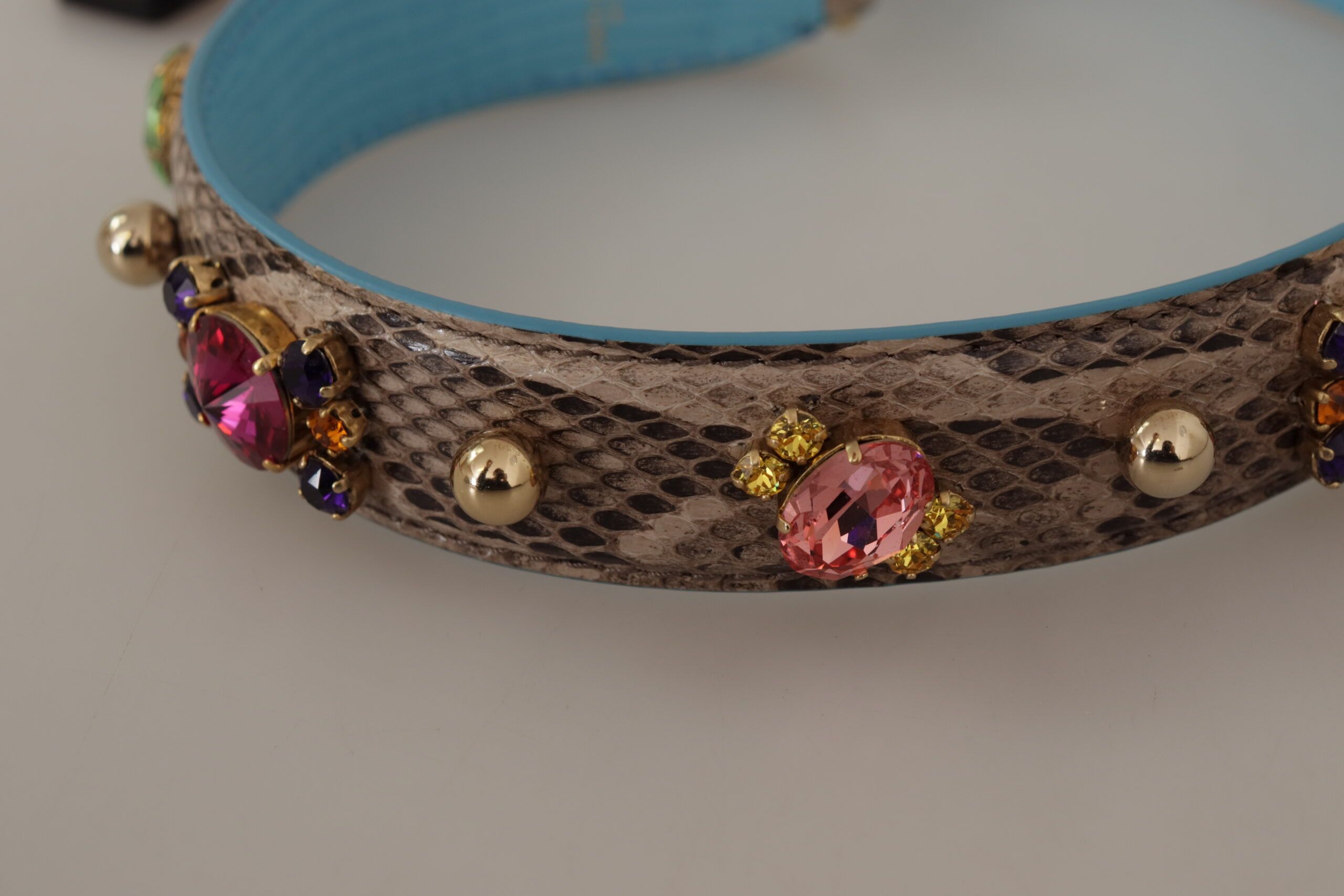 Dolce & Gabbana Elegant Python Leather Shoulder Strap Women's Accessory Size ONE SIZE - 6 Thumbnail
